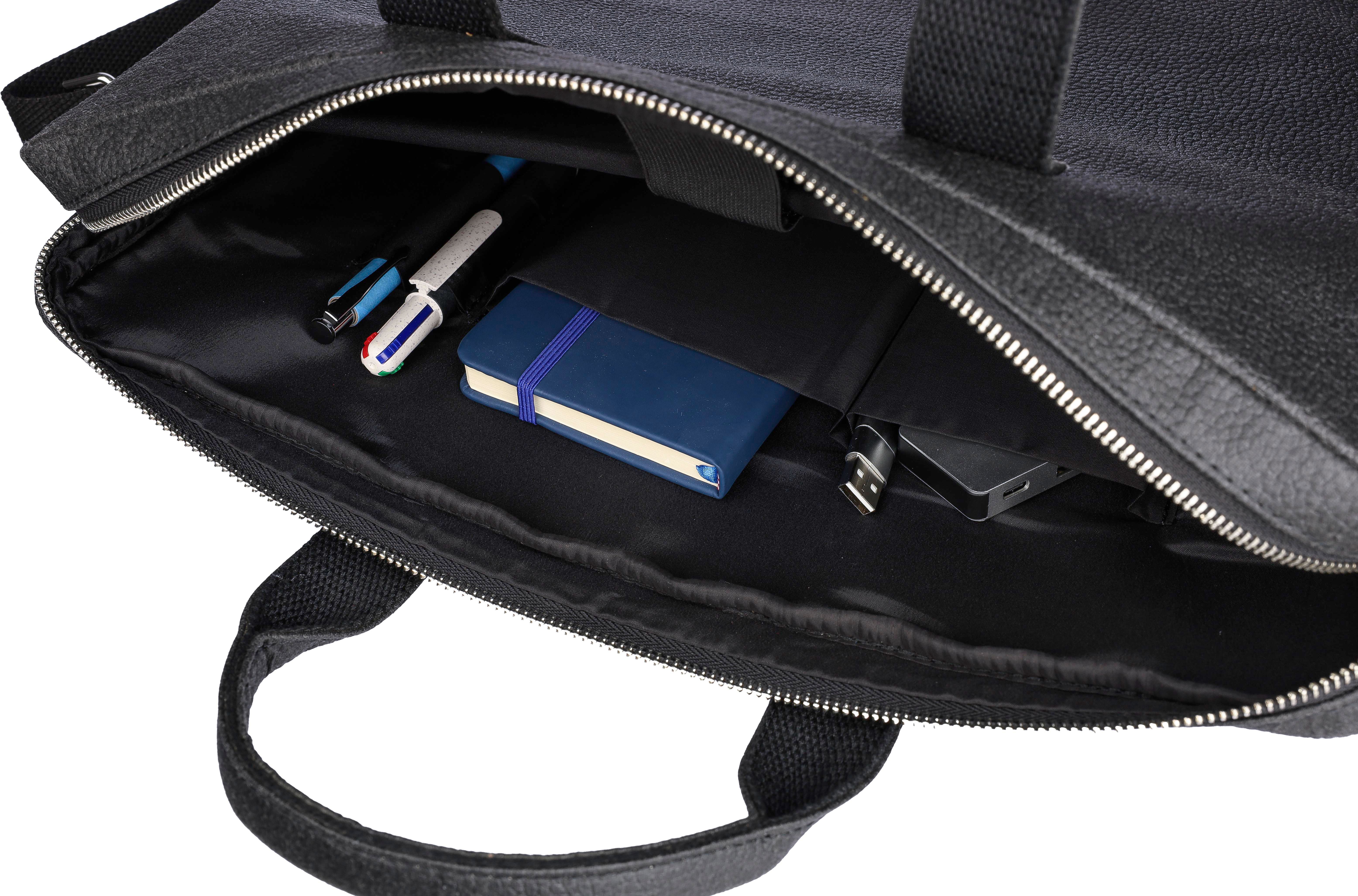 Sacoche porte-ordinateur de 15''en peau de tomate Lillian