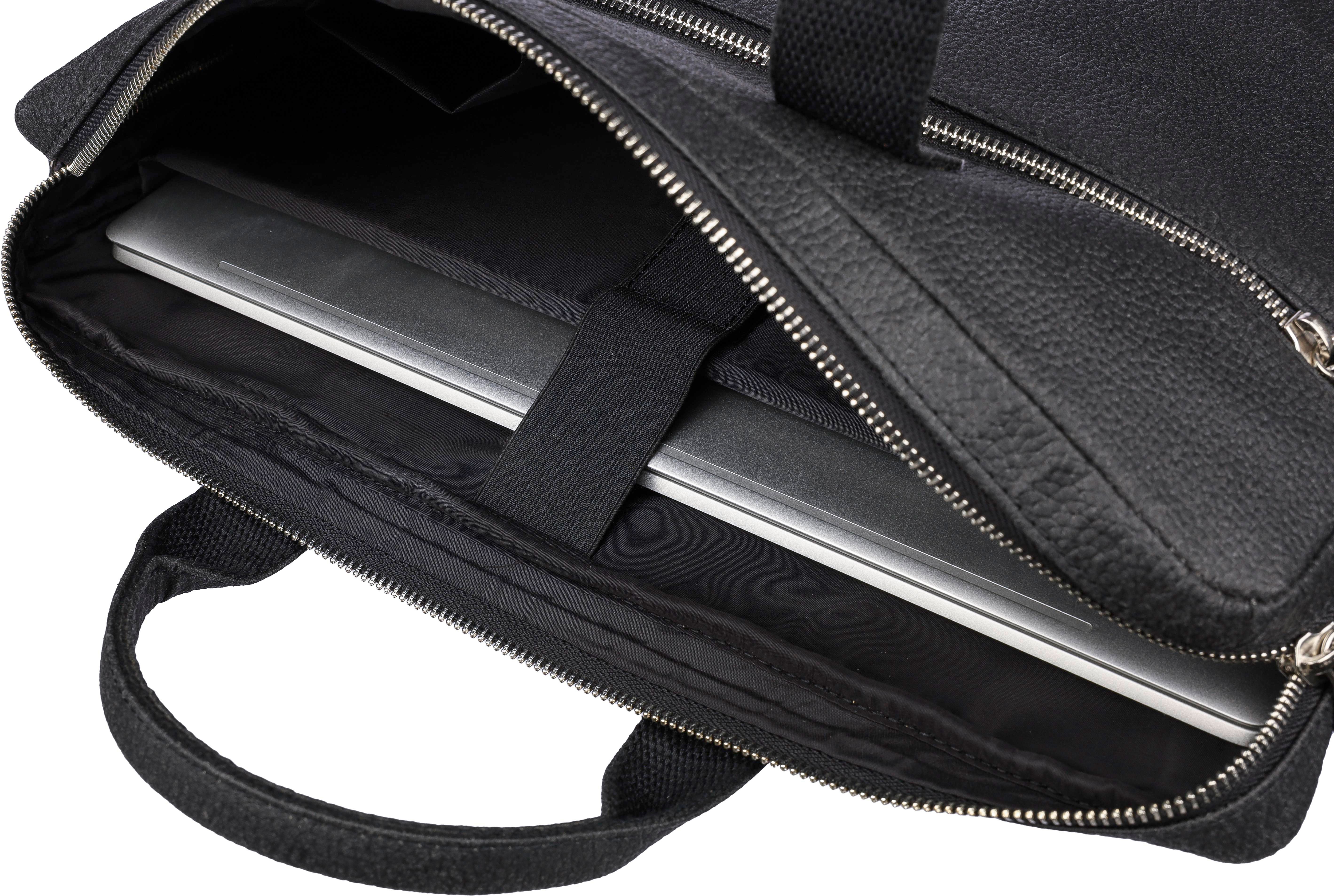 Sacoche porte-ordinateur de 15''en peau de tomate Lillian