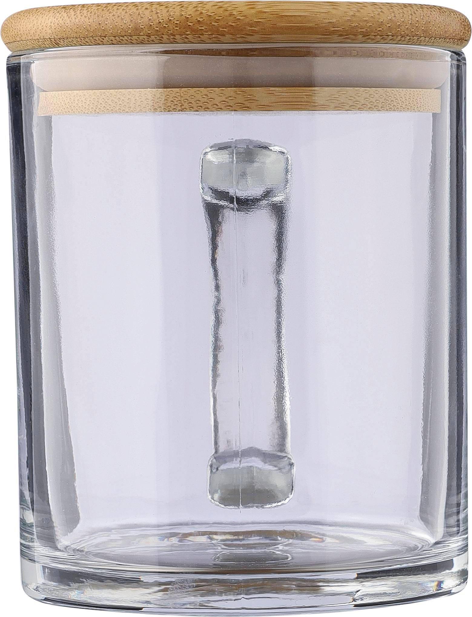 Mug en verre recyclé et bambou de 300 ml Ashley