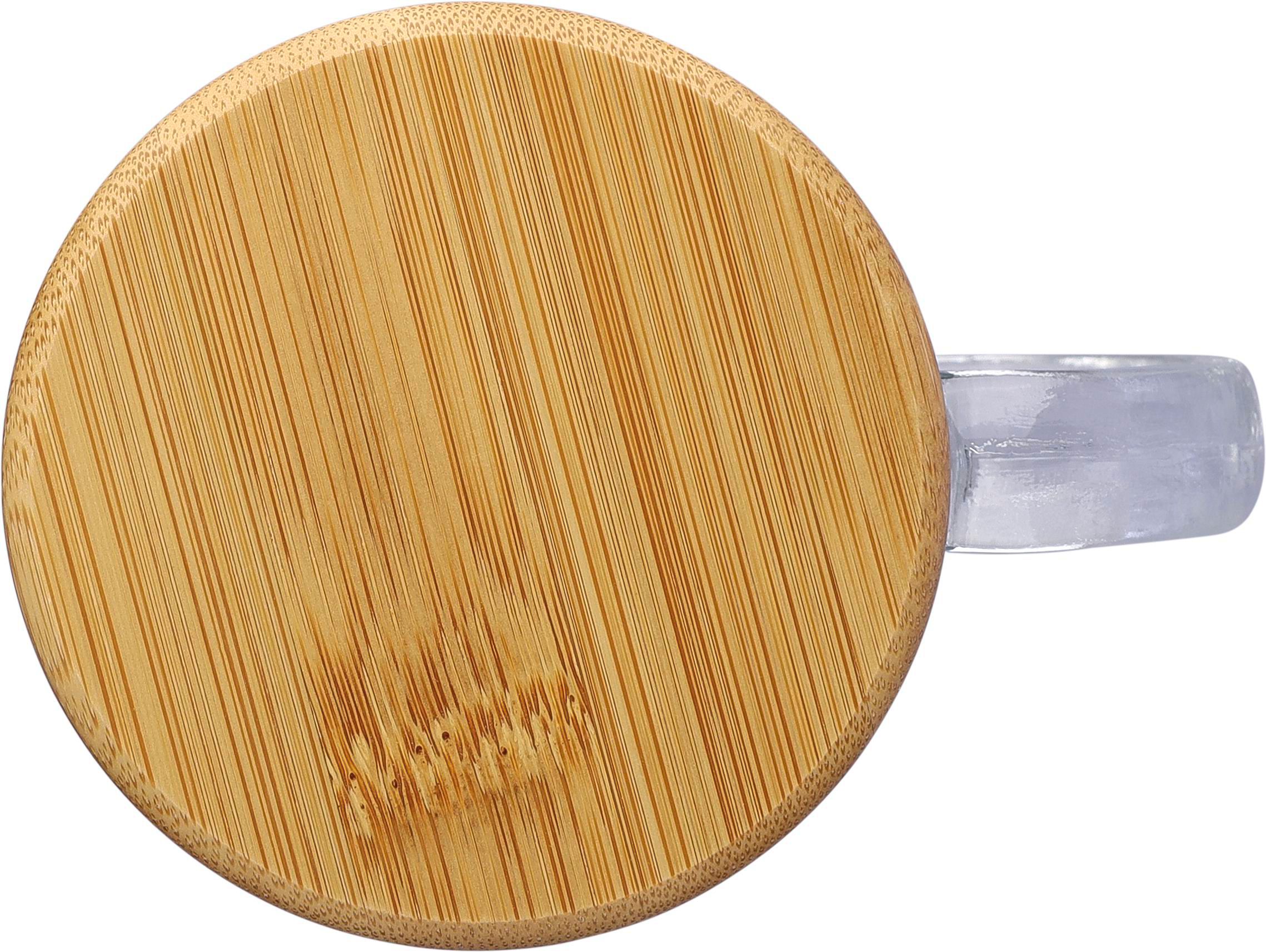 Mug en verre recyclé et bambou de 300 ml Ashley