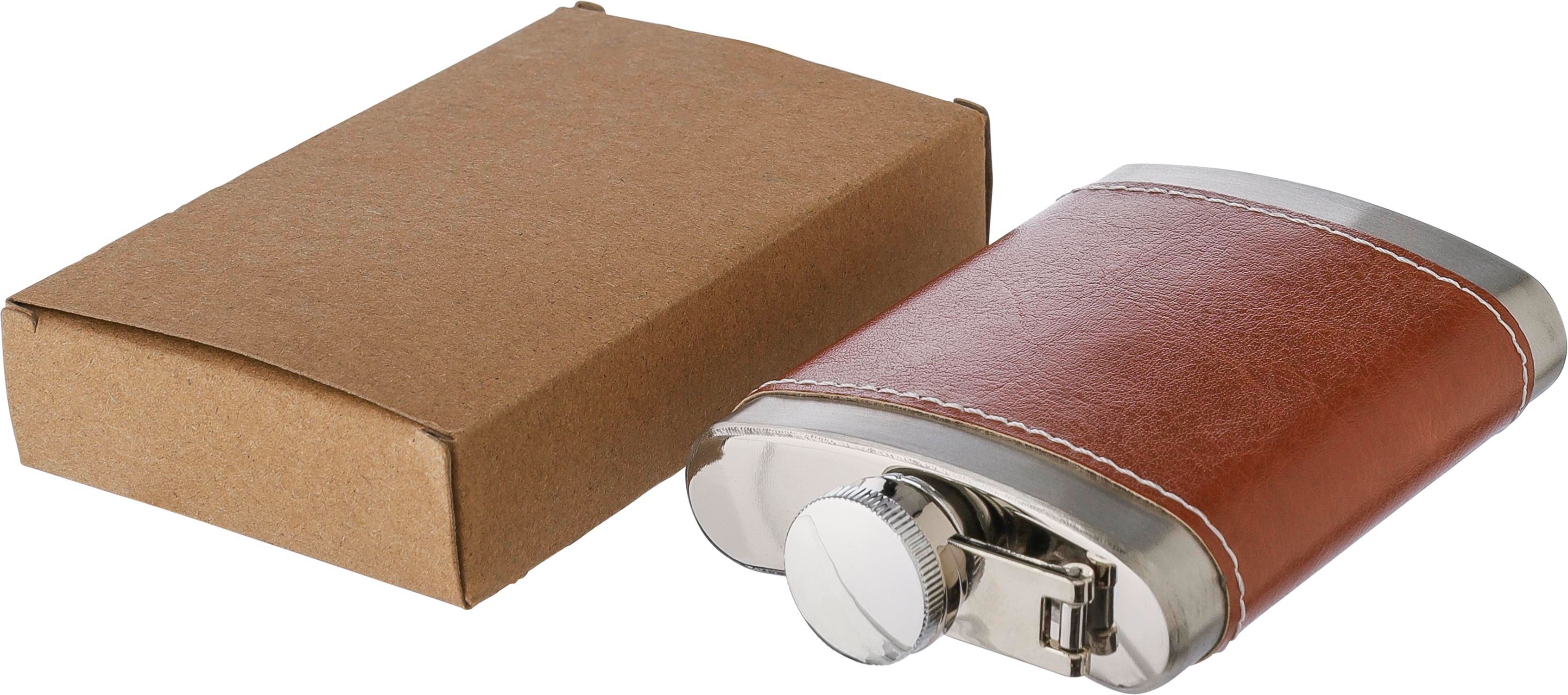 Flasque en acier inoxydable et PU de 100 ml Cedric