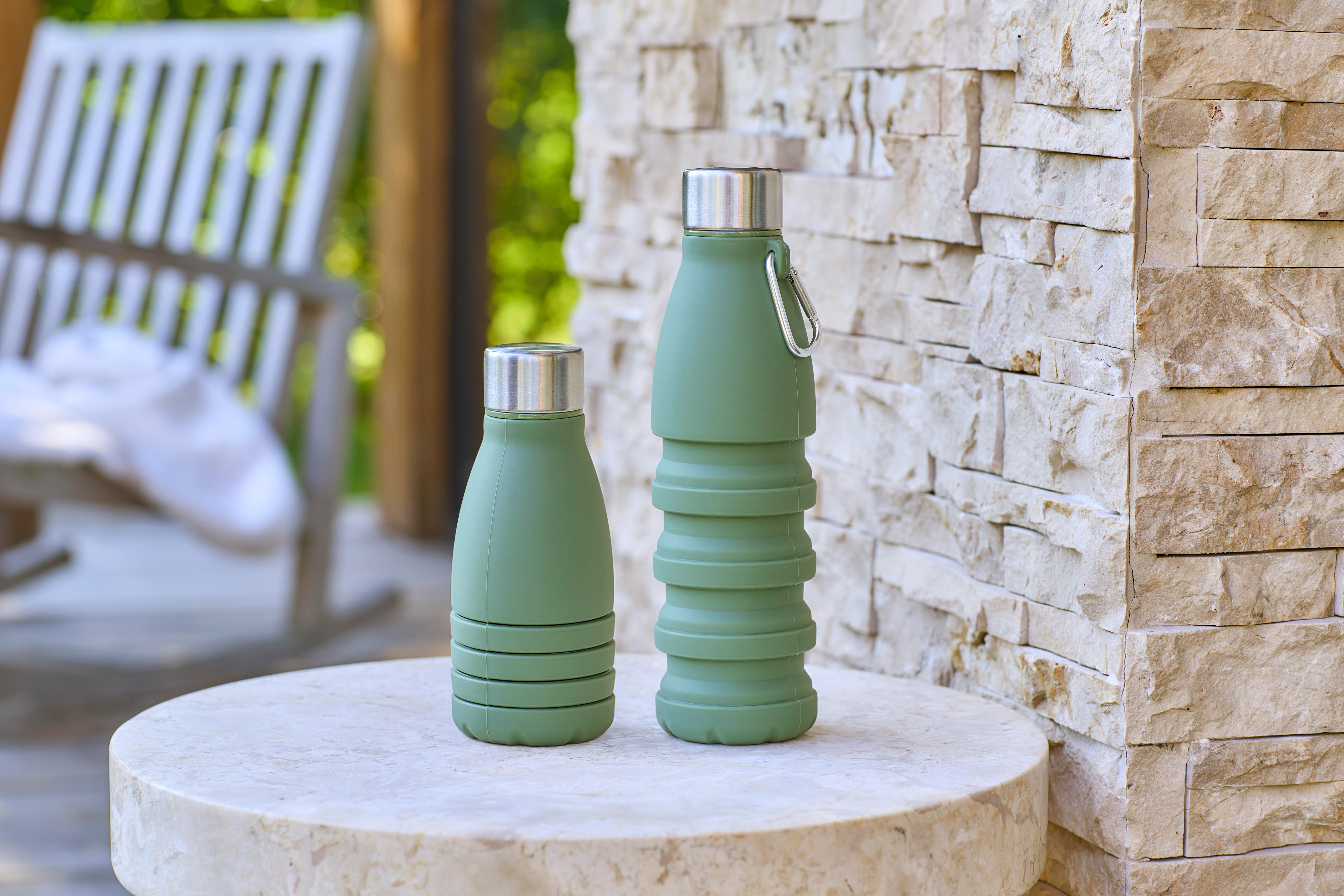 Gourde pliable de 550 ml en silicone Erin