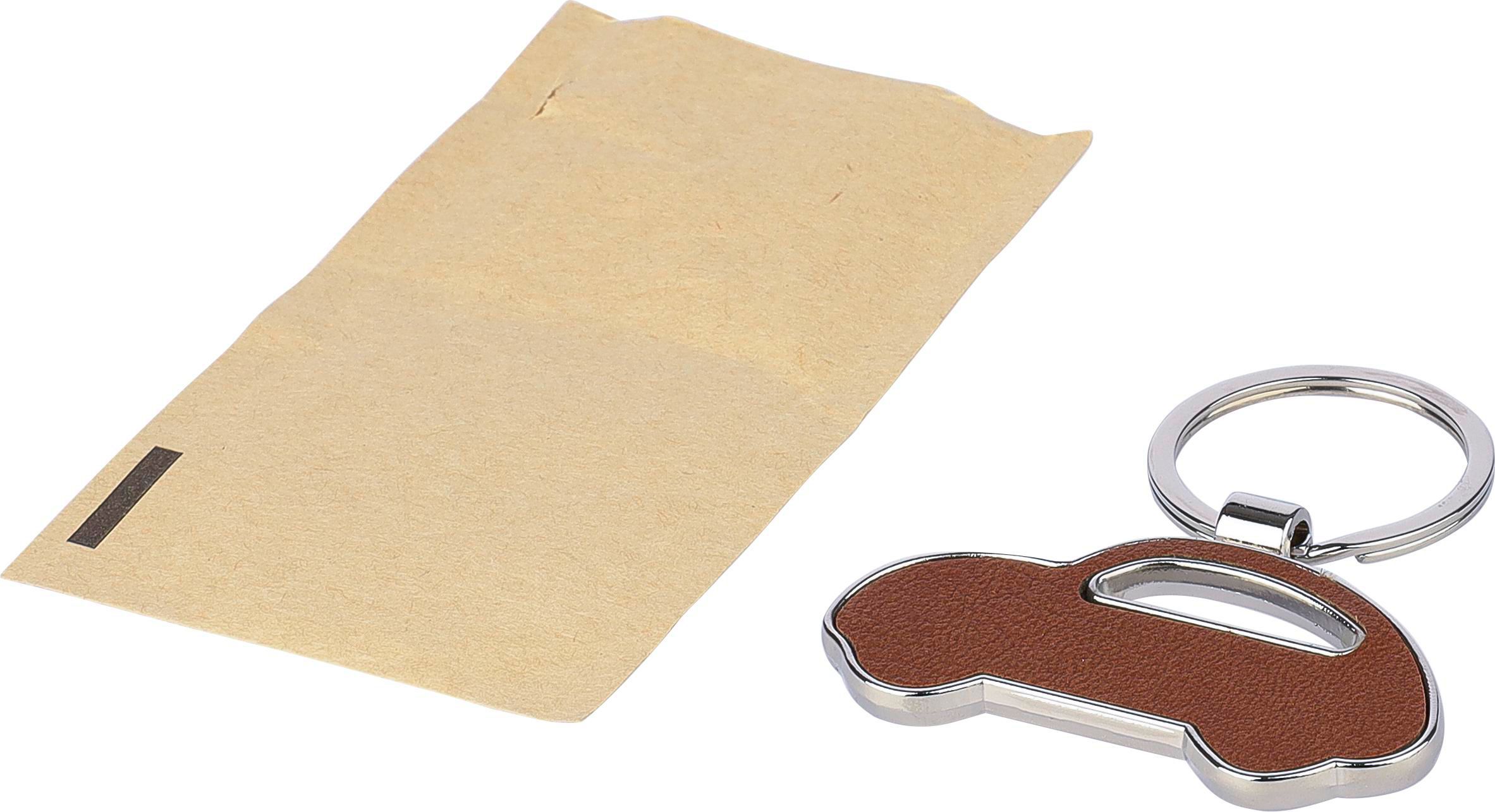 Porte-clé en cuir recyclé Joan