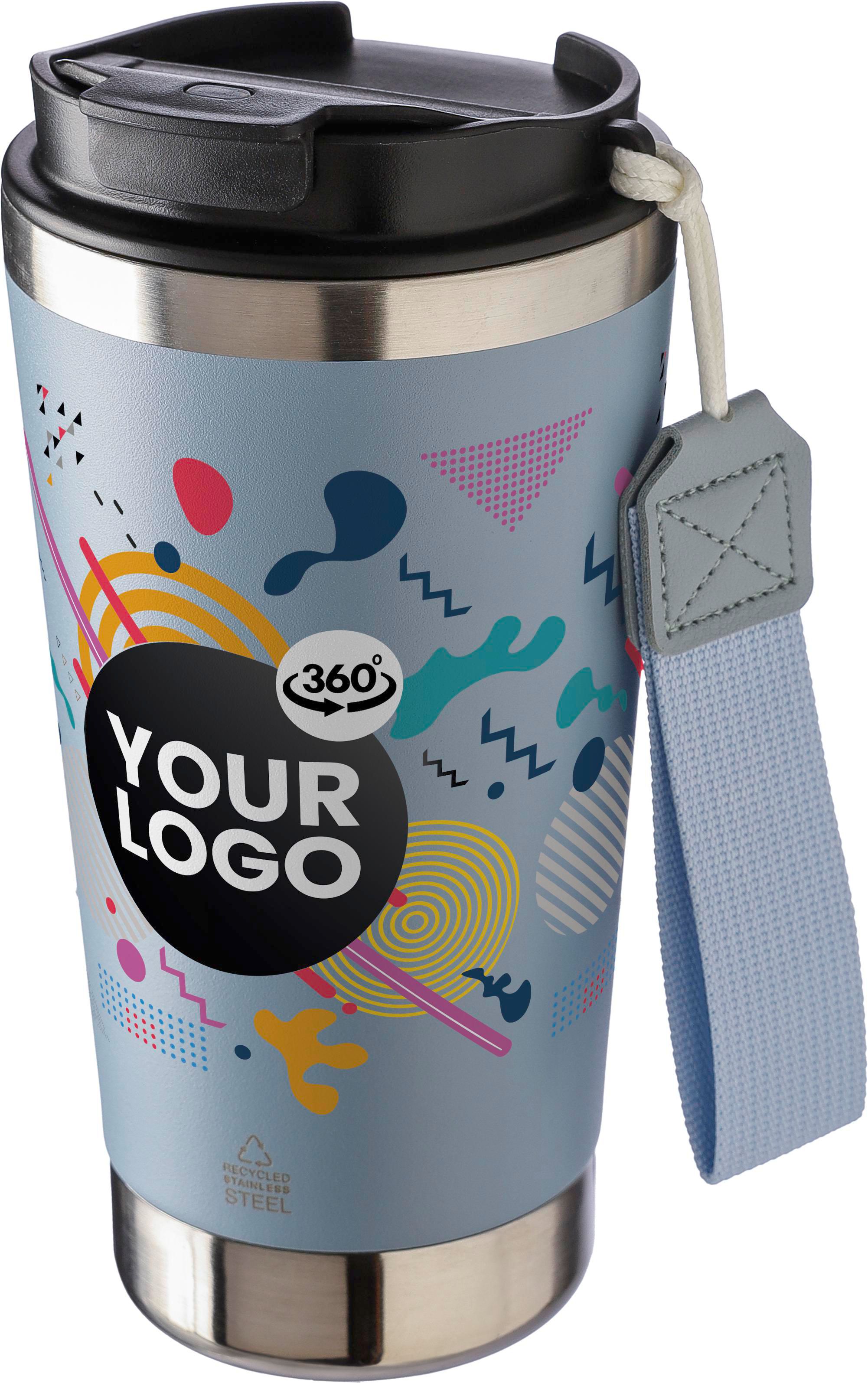 Mug isotherme en acier inoxydable recyclé Kayla
