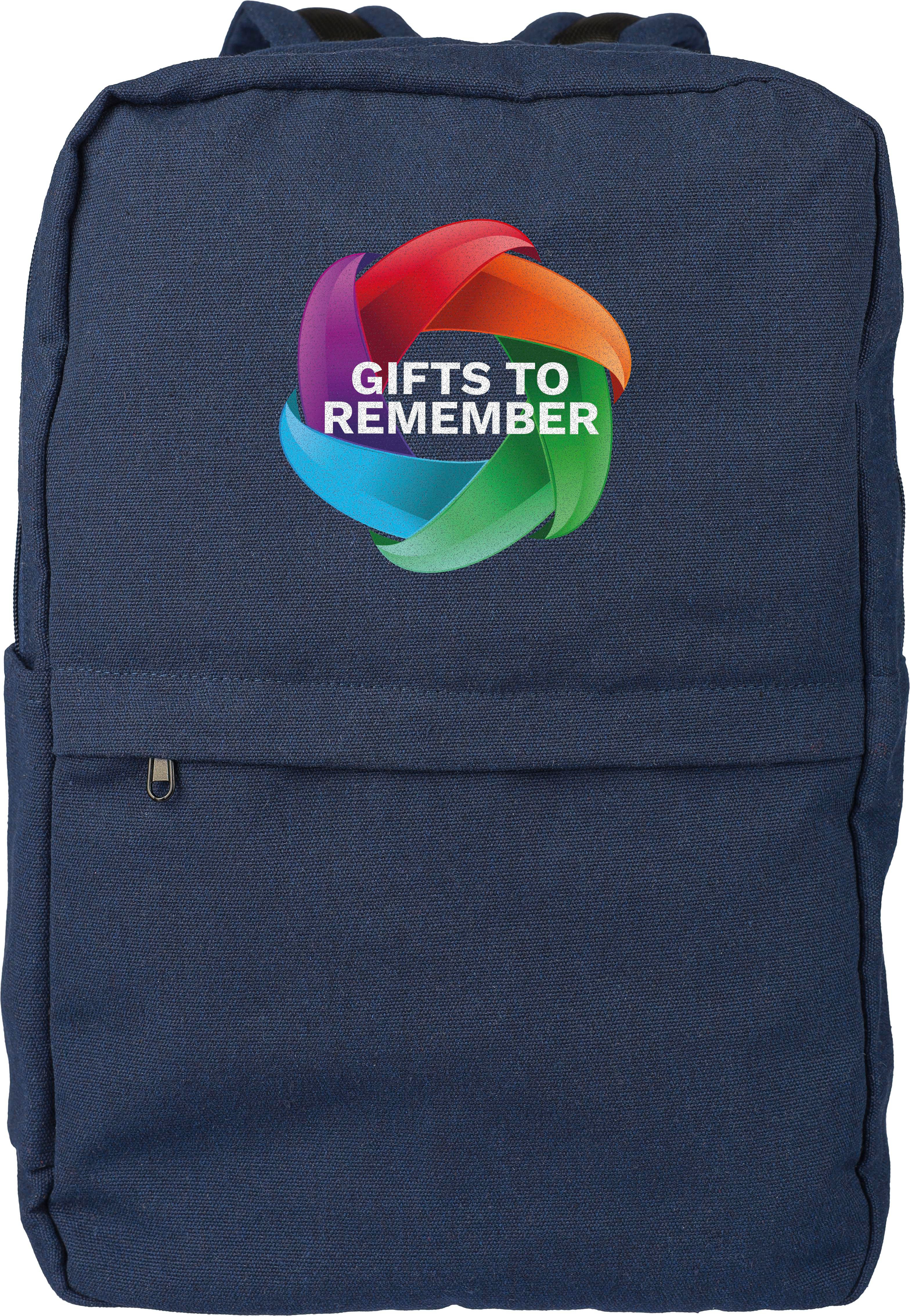 Sac à dos porte-ordinateur en polycoton 330 g/m2 Seraphina