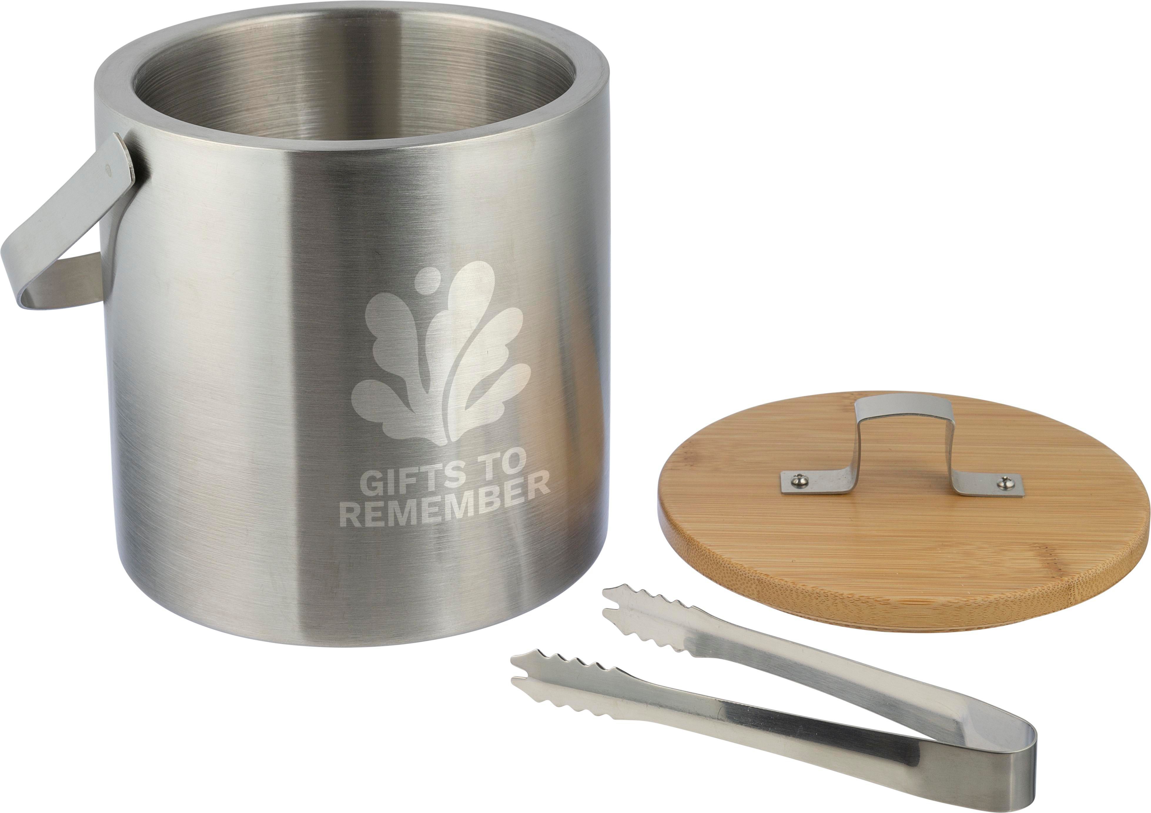 Seau à glace double paroi en acier inoxydable Fenwick