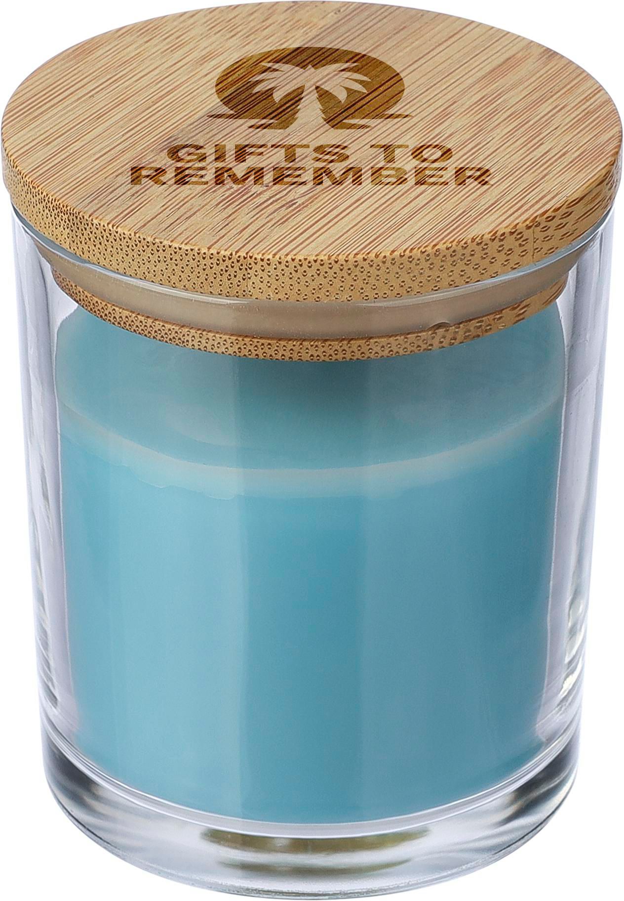 Bougie dans un contenant en verre Riven