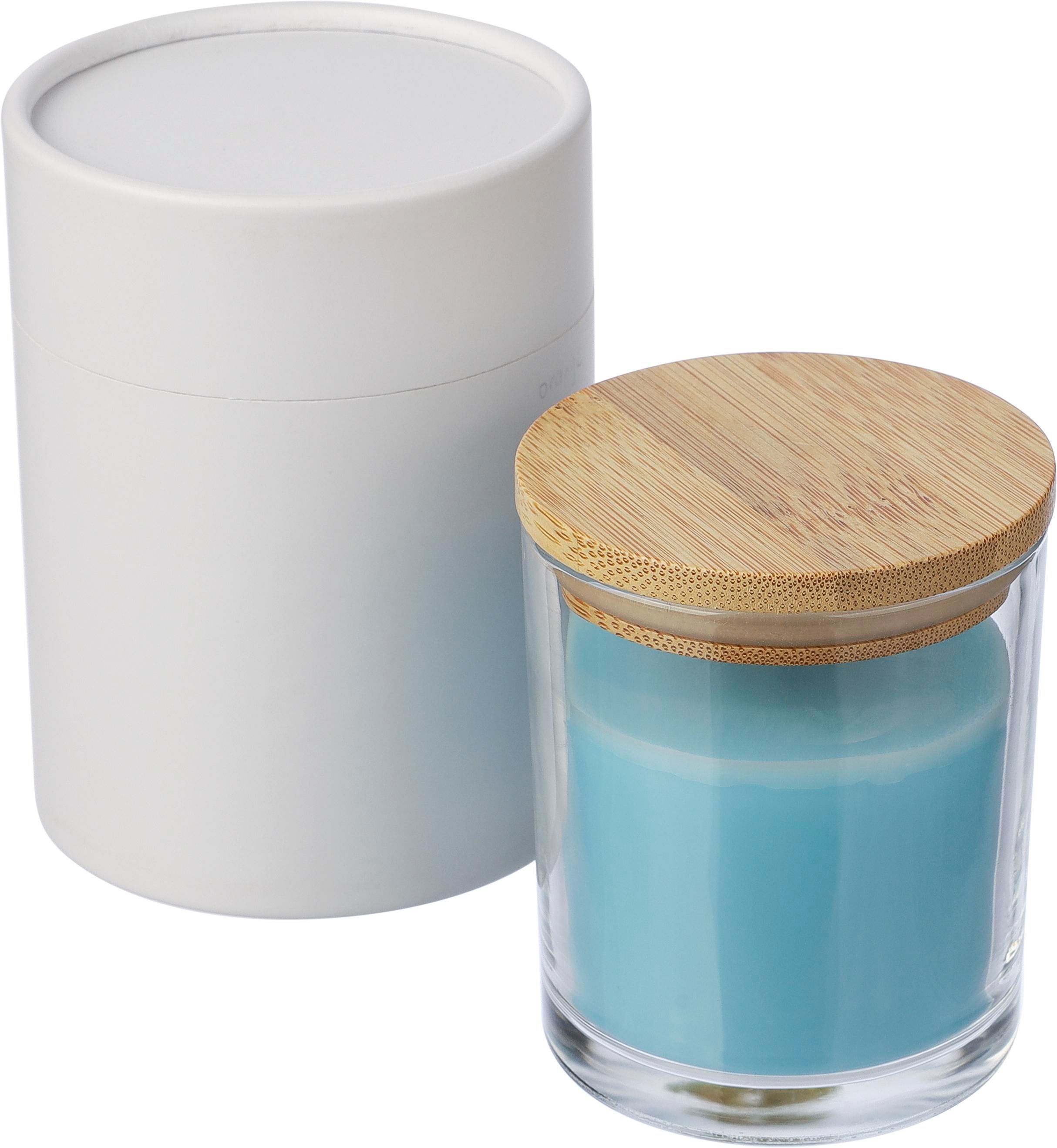 Bougie dans un contenant en verre Riven