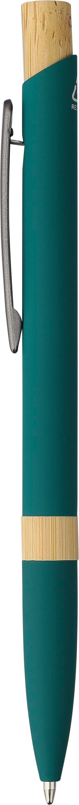 Stylo bille en aluminium recyclé toucher gomme Calandra