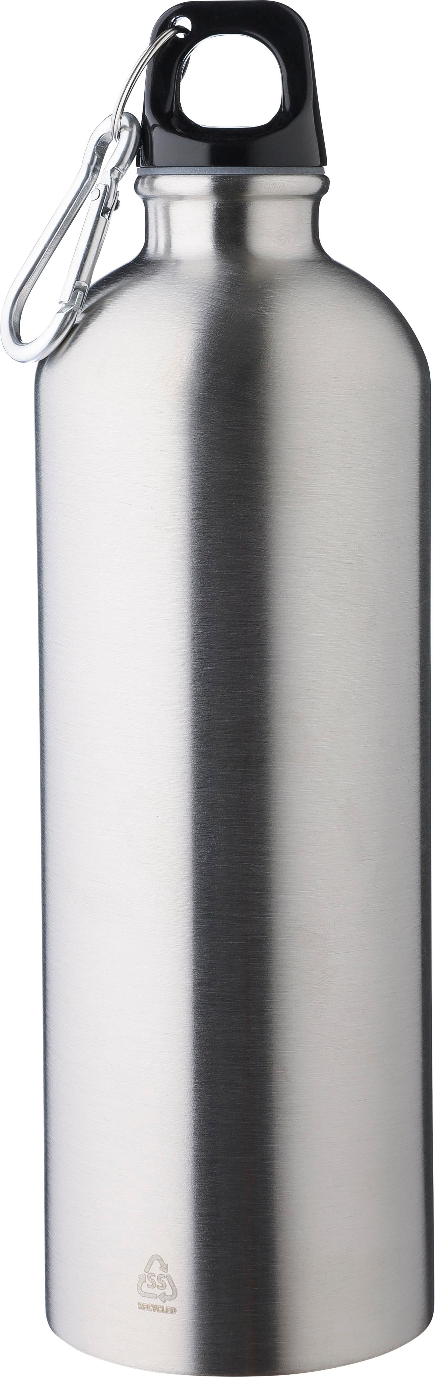 Gourde simple paroi de 750 ml en acier inoxydable recyclé Emeric