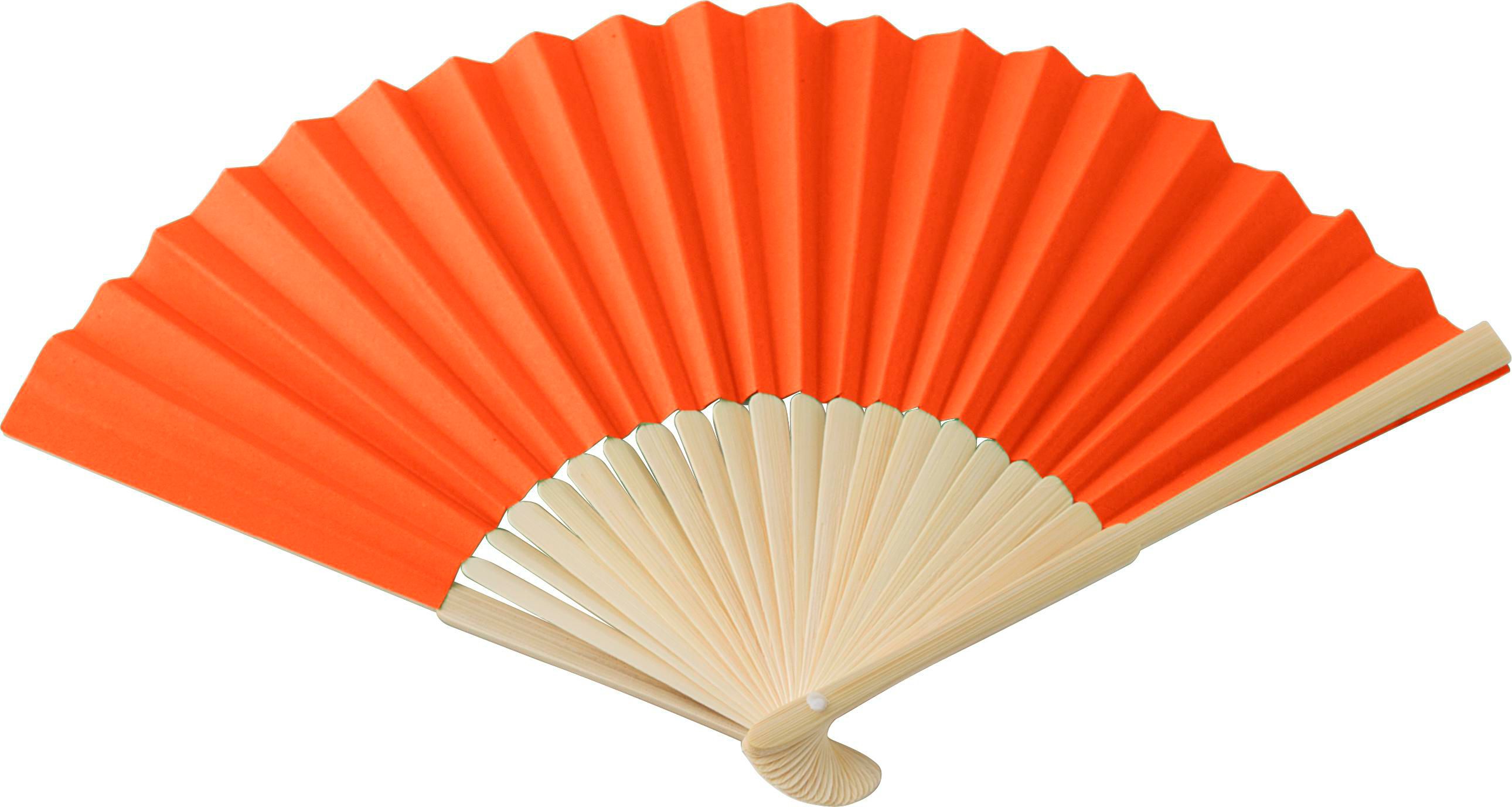 Eventail en bambou et papier Elio