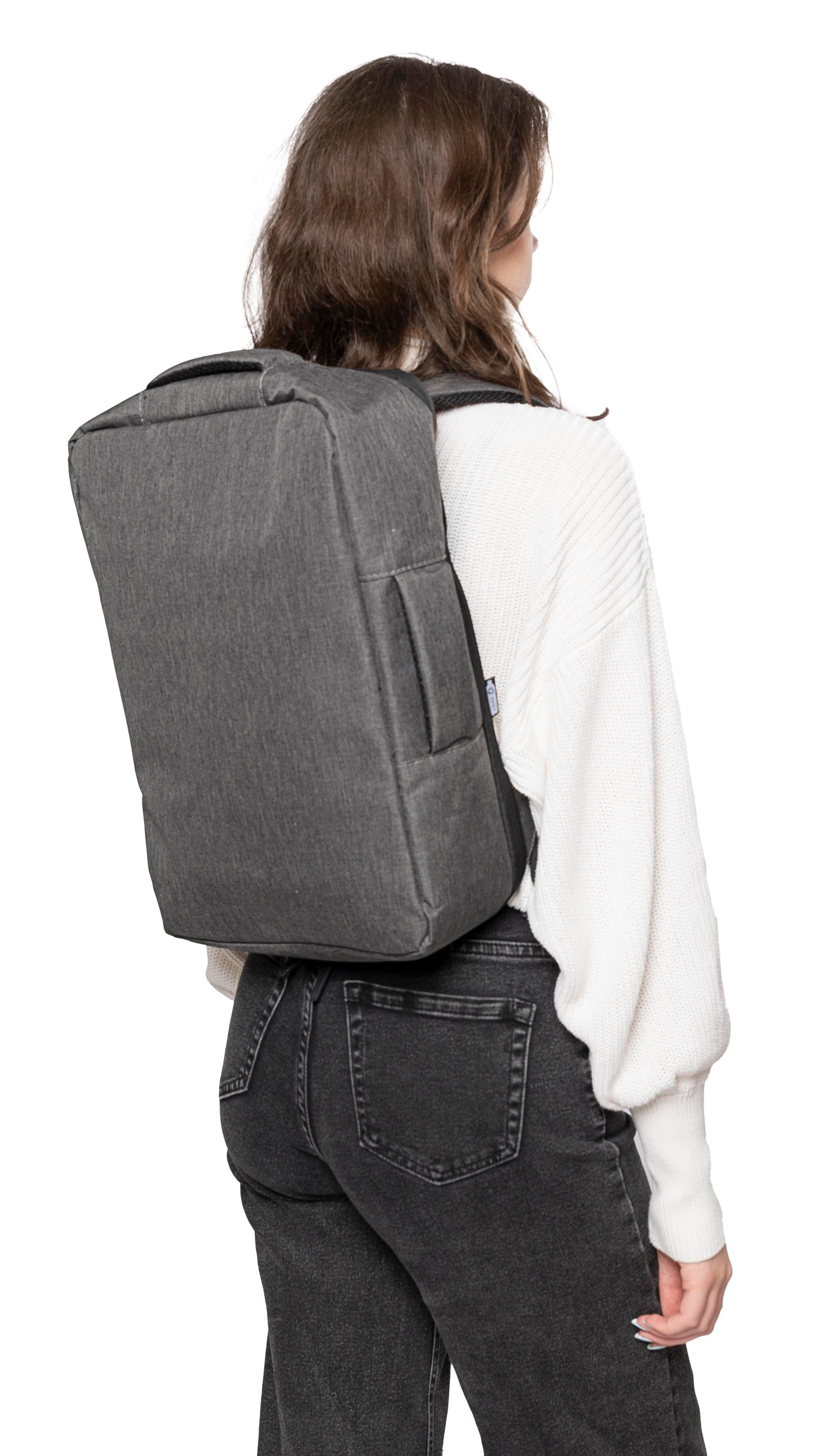 Sac à dos porte-ordinateur en rPET 300D Eulalia