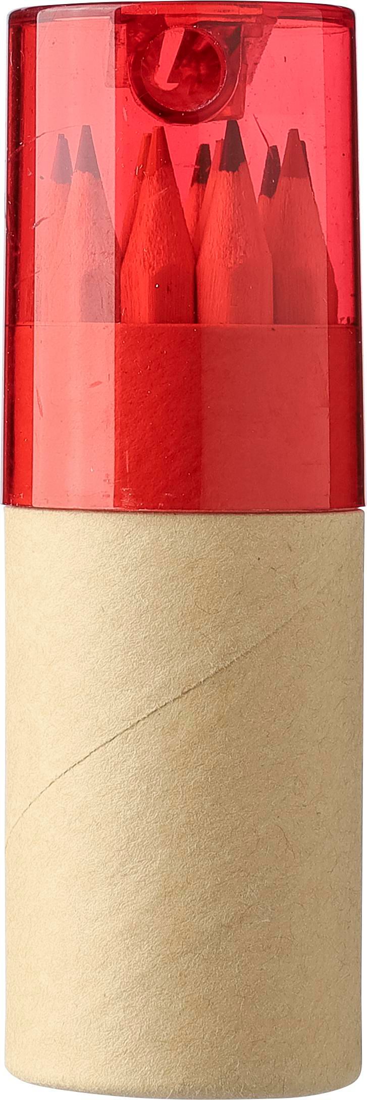 Tube cartonné de 12 crayons Terrence