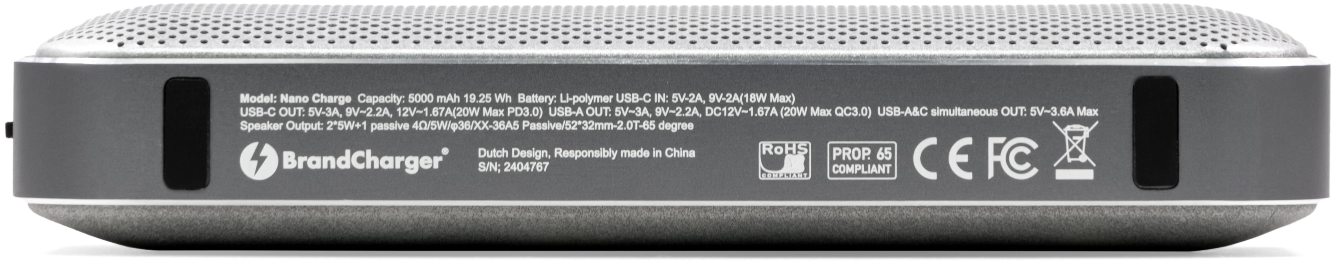 Enceinte sans fil BrandCharger Nano Charge