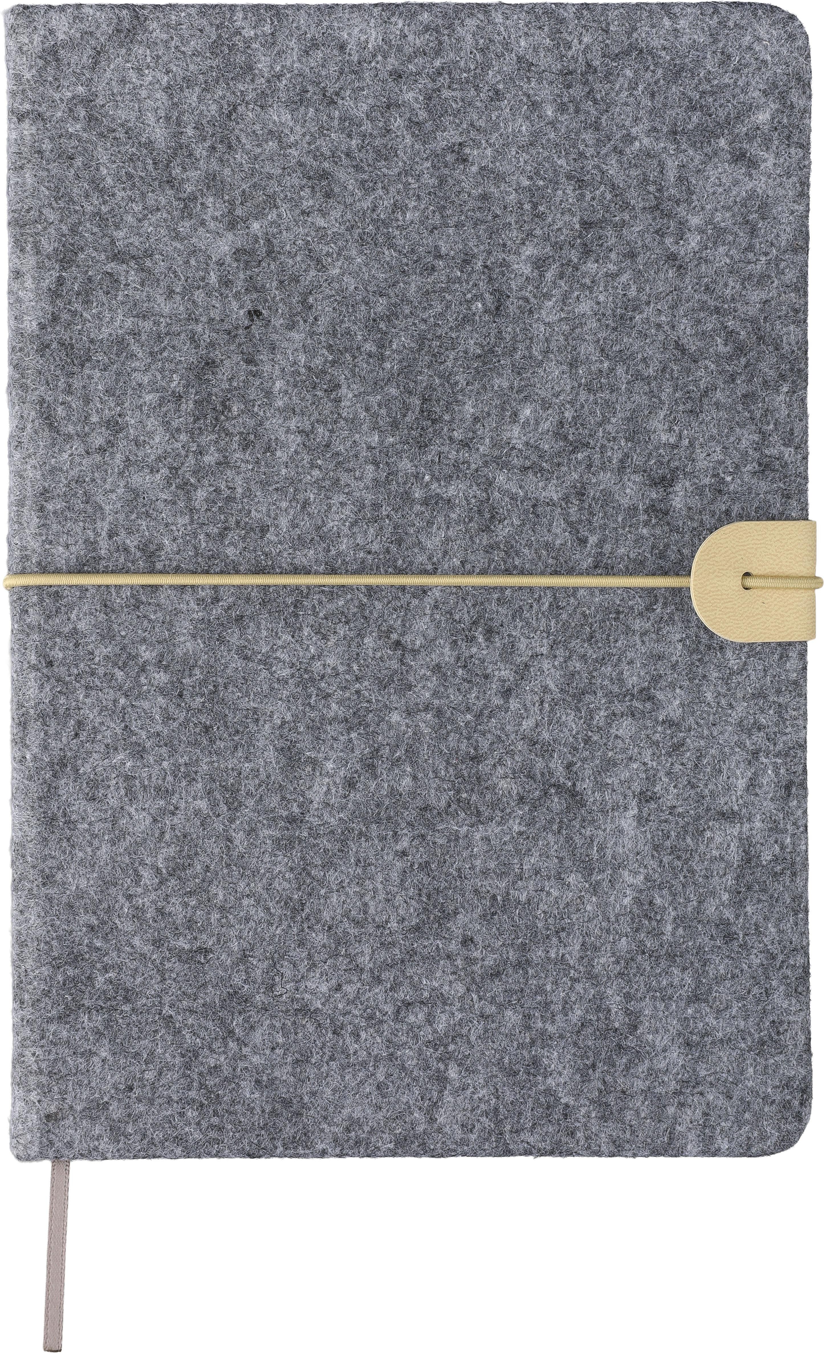 Carnet A5 en feutre recyclé Dario