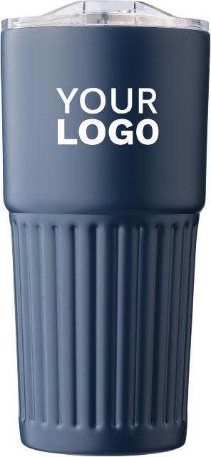 Mug double paroi en acier inoxydable recyclé de 500 ml Kael