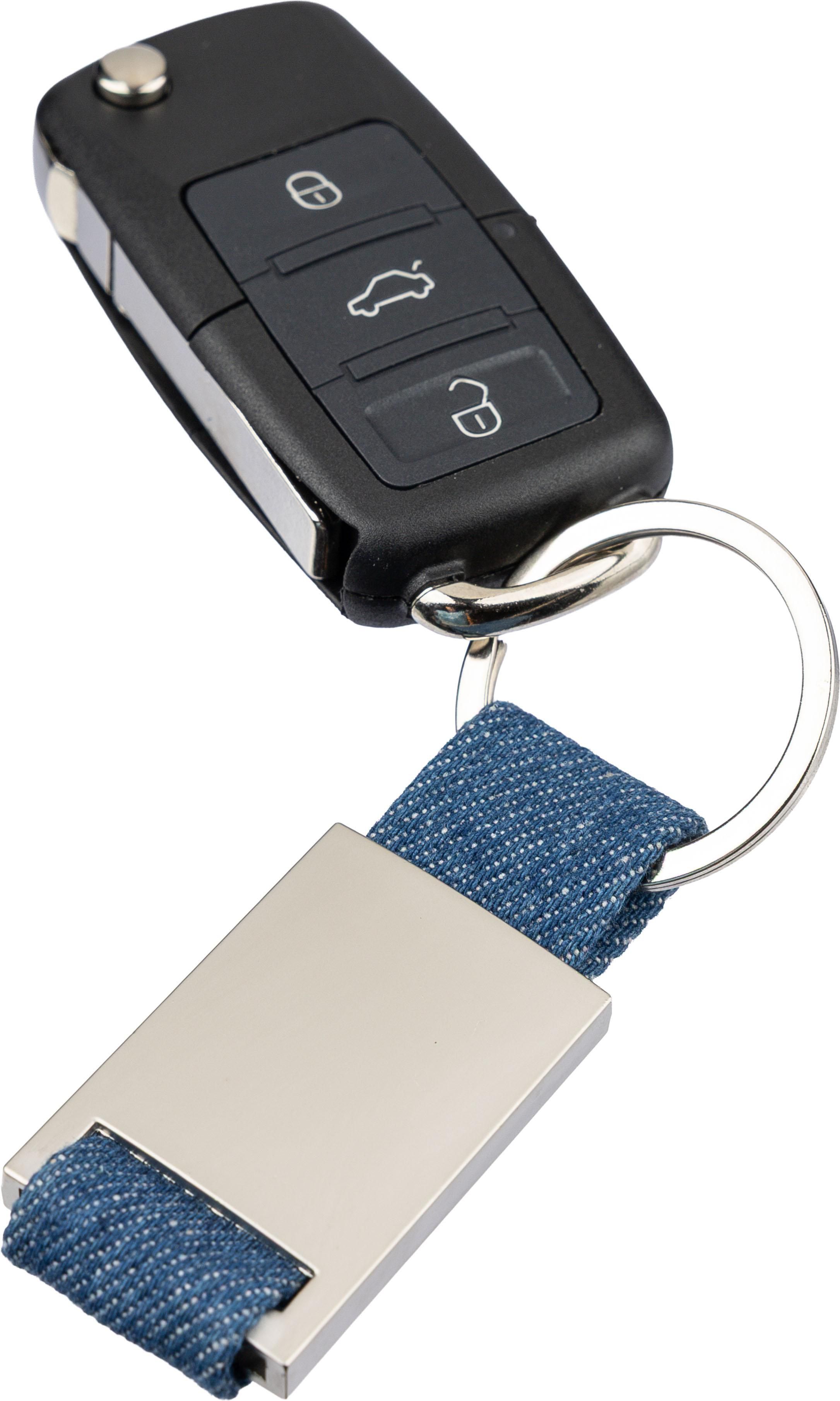 Porte-clés en denim Ori