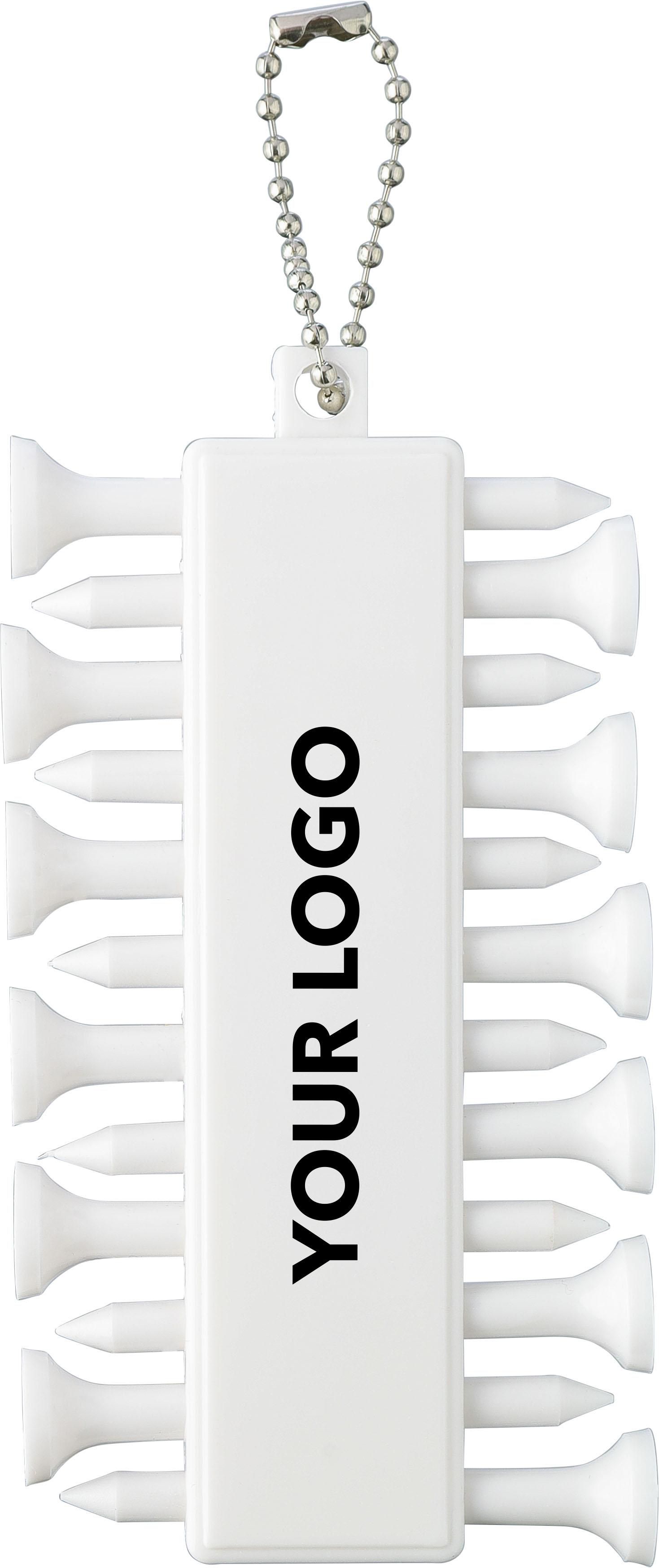 Ensemble de tees de golf en ABS recyclé Aveline