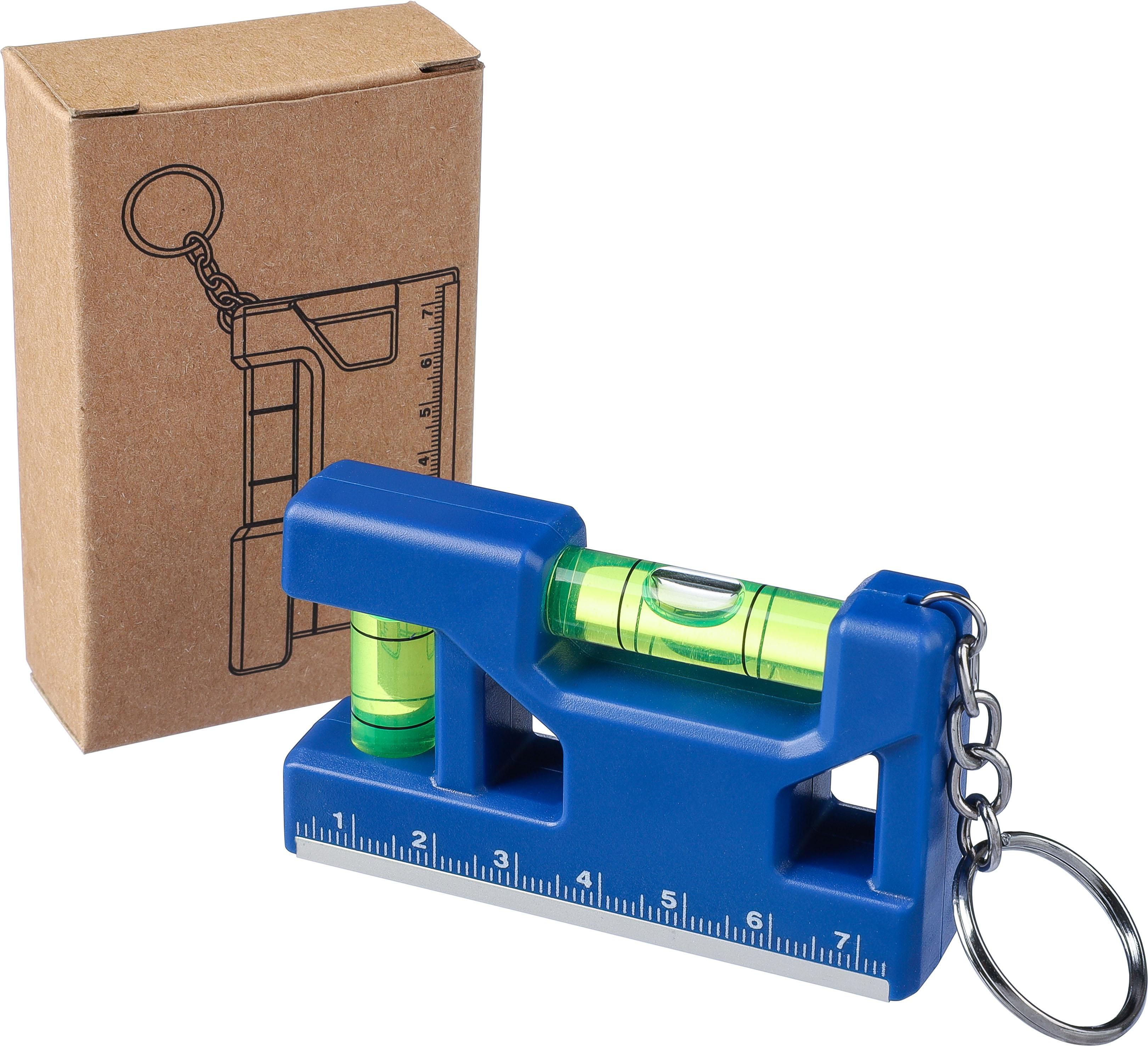 Porte-clés niveau à bulle en ABS recyclé Indira