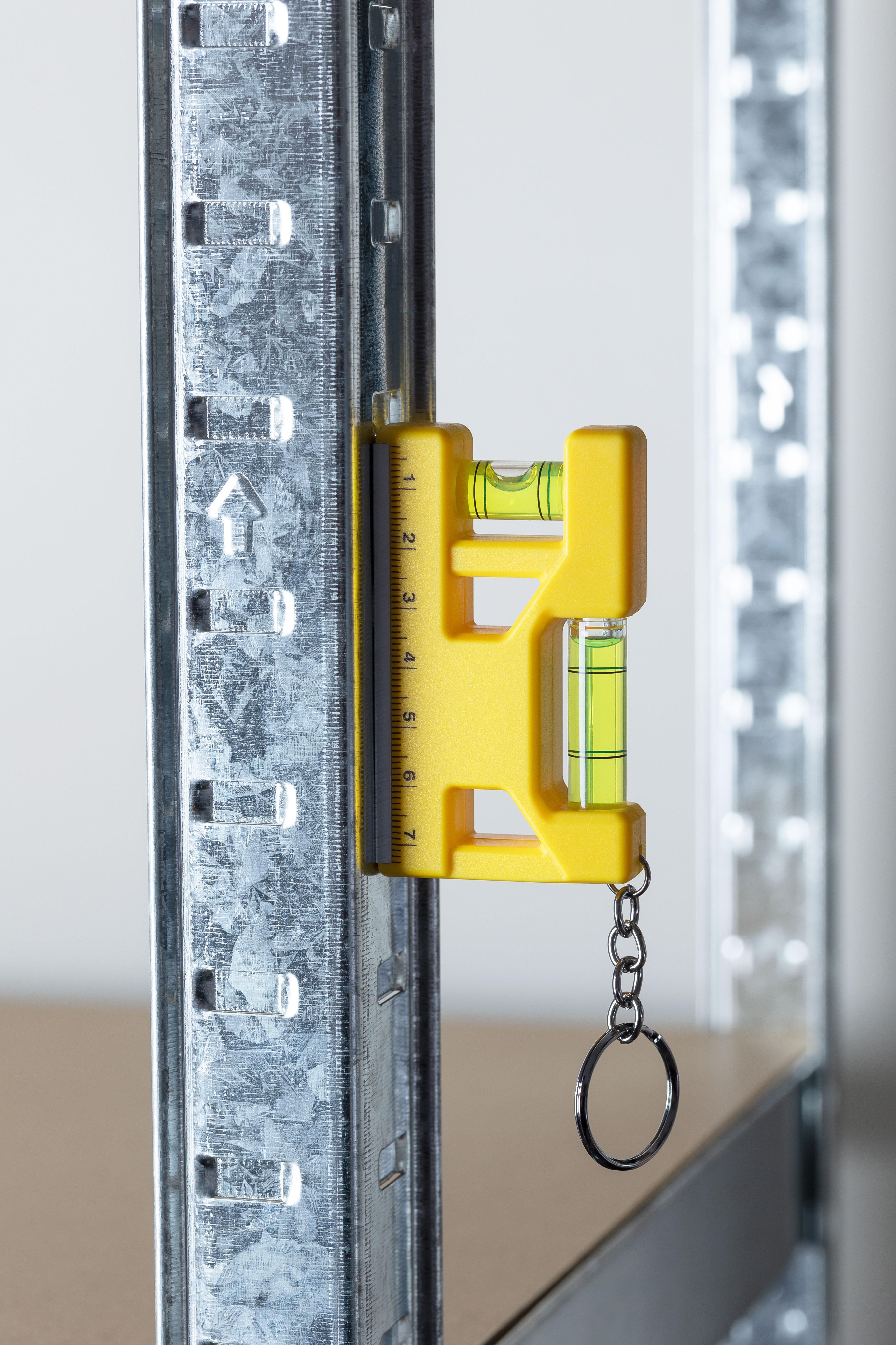 Porte-clés niveau à bulle en ABS recyclé Indira