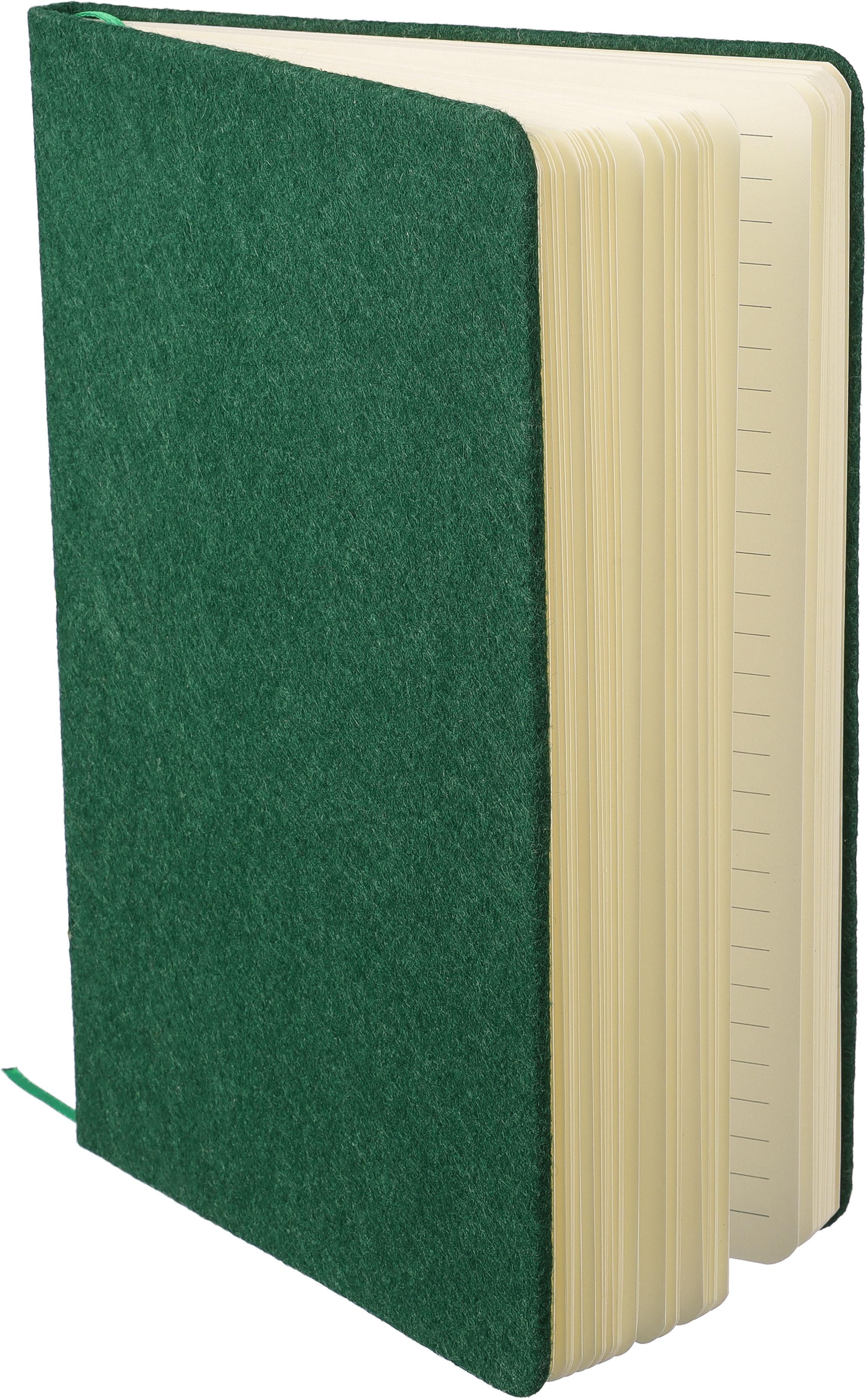 Carnet A5 en feutre recyclé Dario