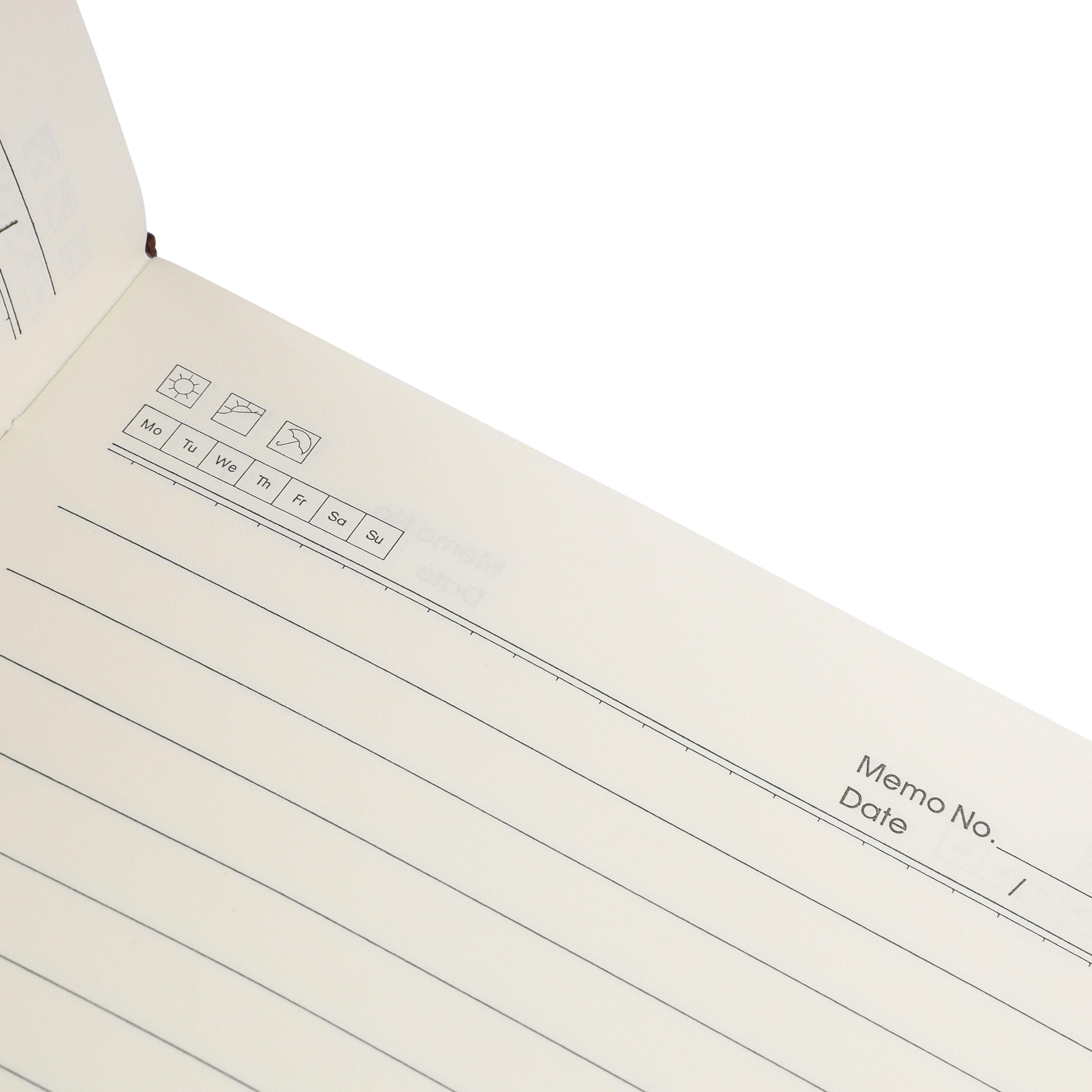 Carnet A5 en PU recyclé Elian