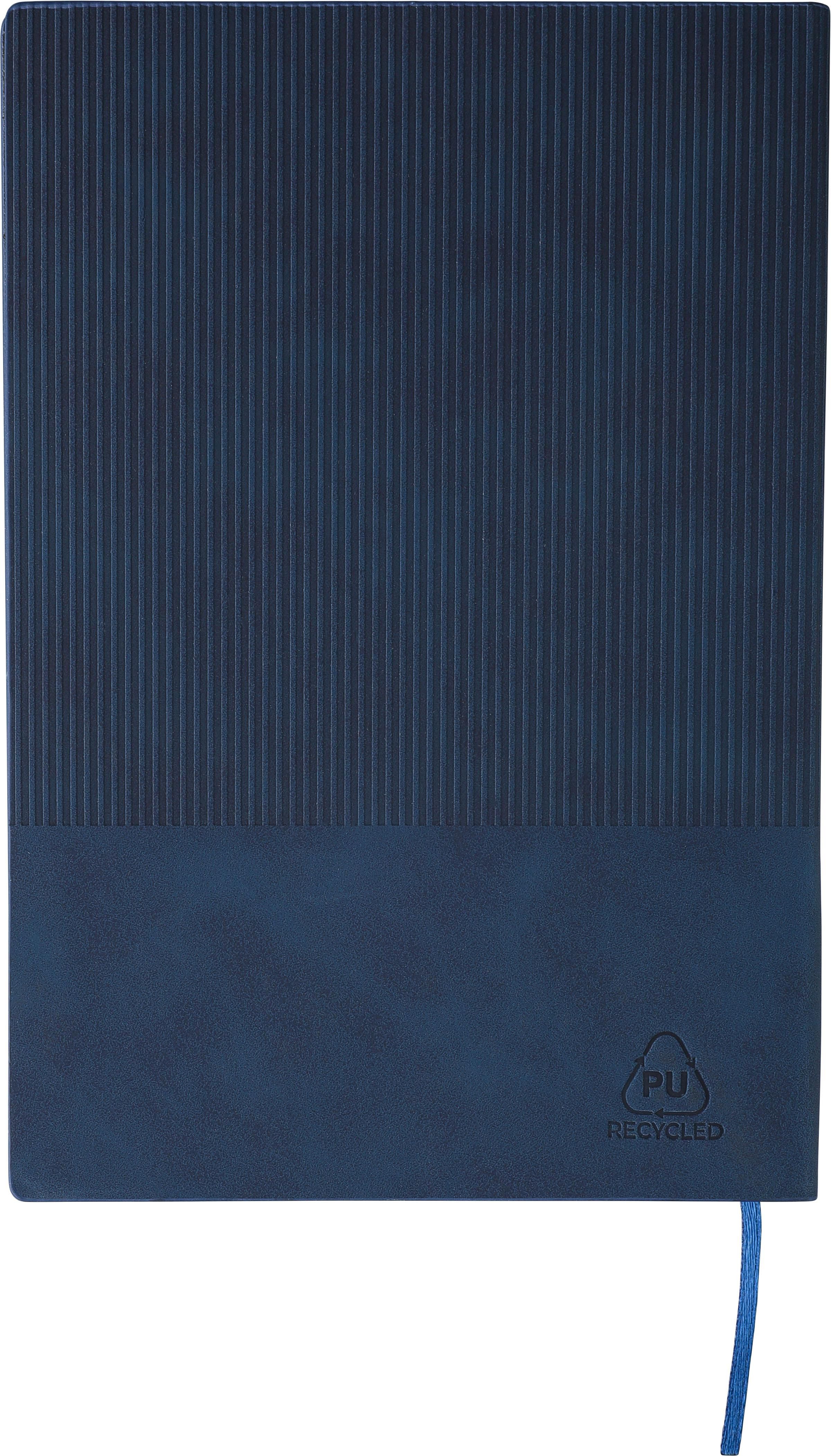 Ensemble carnet A5 et stylo à bille en PU recyclé Tarek