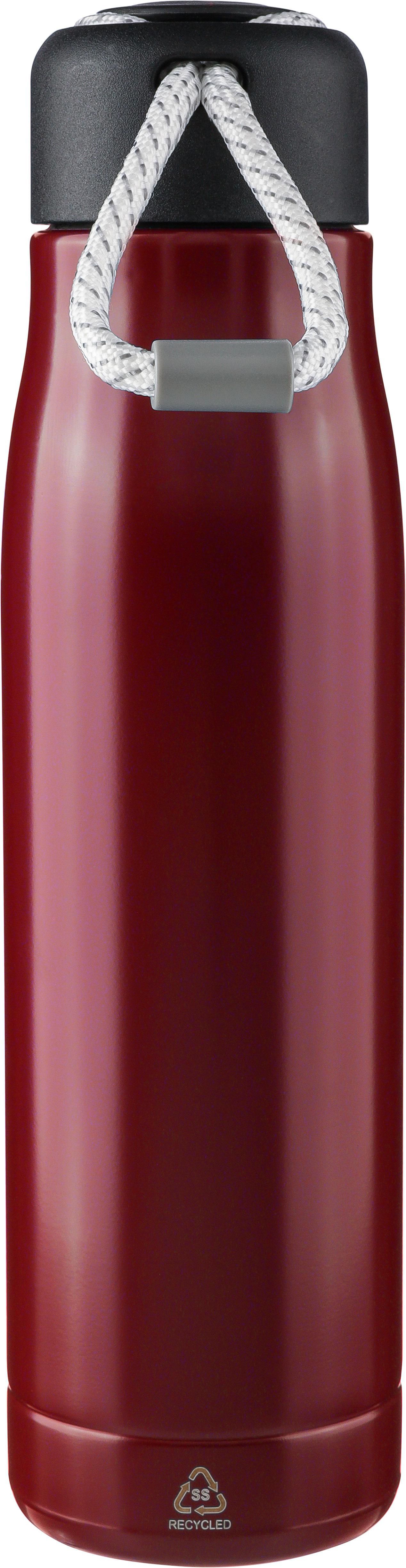 Gourde double paroi de 500 ml en acier inoxydable recyclé Solene