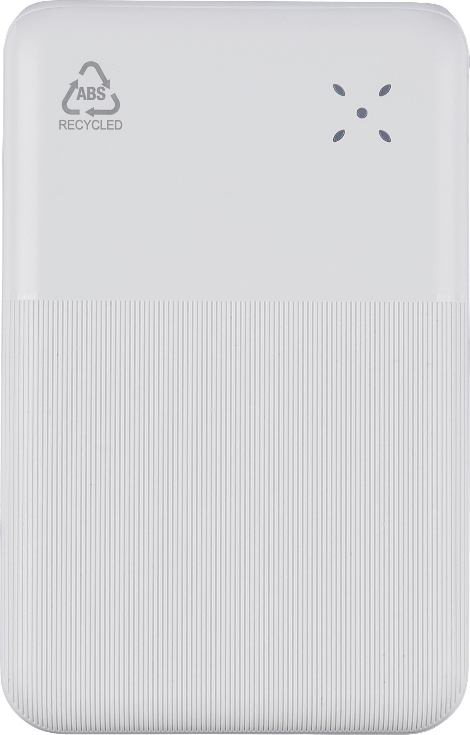 Power bank en ABS recyclé Rayen