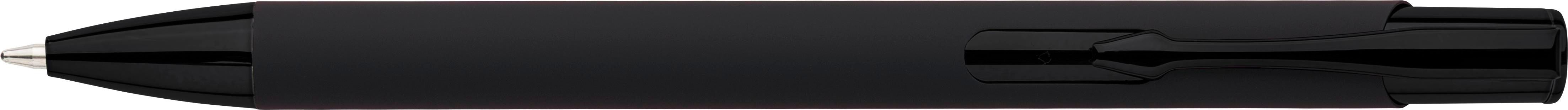 Stylo à bille toucher gomme en aluminium recyclé Anisa