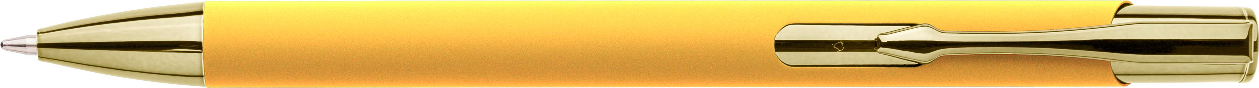 Stylo à bille toucher gomme en aluminium recyclé Anisa