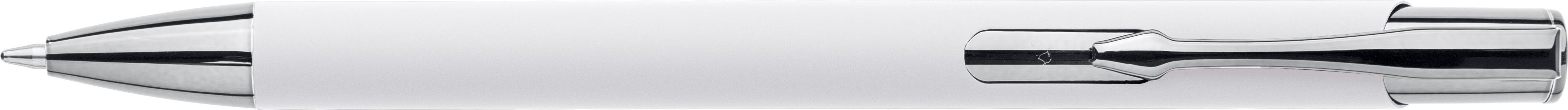 Stylo à bille toucher gomme en aluminium recyclé Anisa