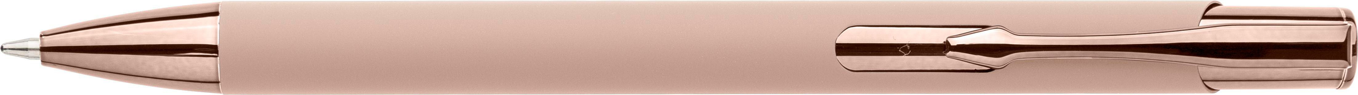 Stylo à bille toucher gomme en aluminium recyclé Anisa