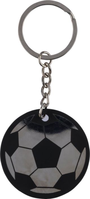 Portachiavi a forma pallone da calcio in acciaio inox riciclato Ciro