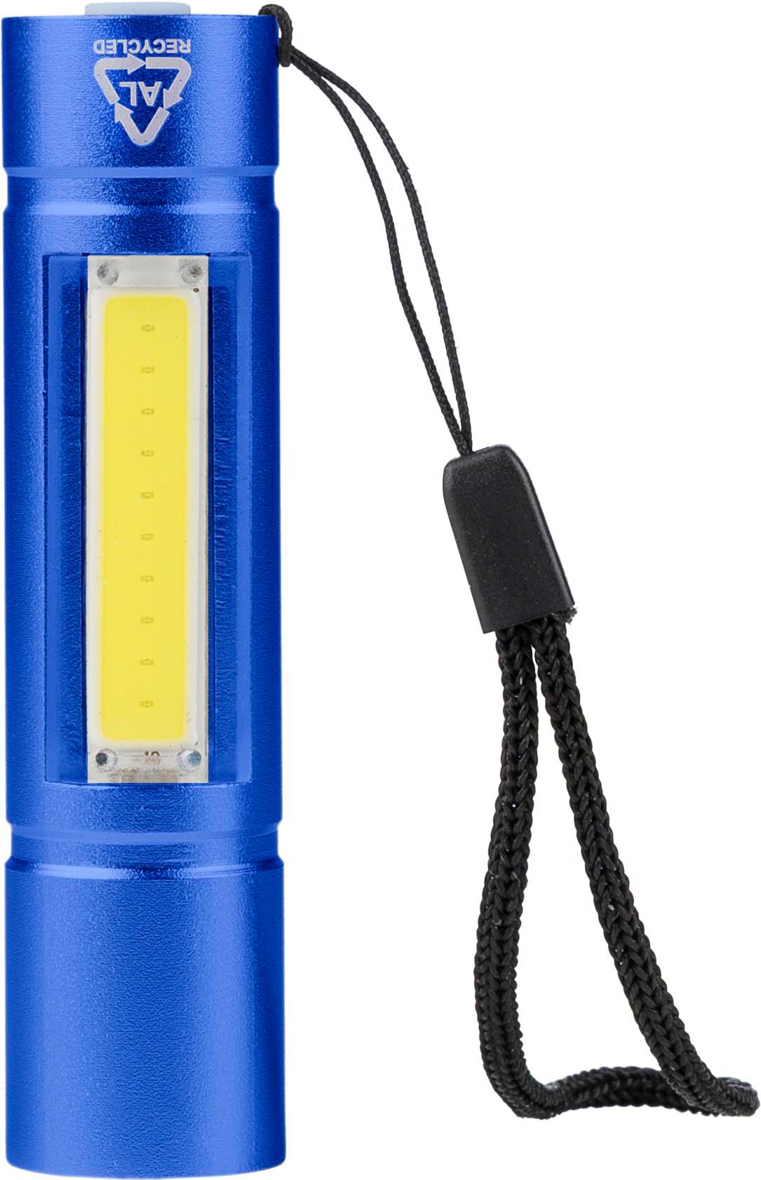 Lampe de poche COB en aluminium recyclé Sami