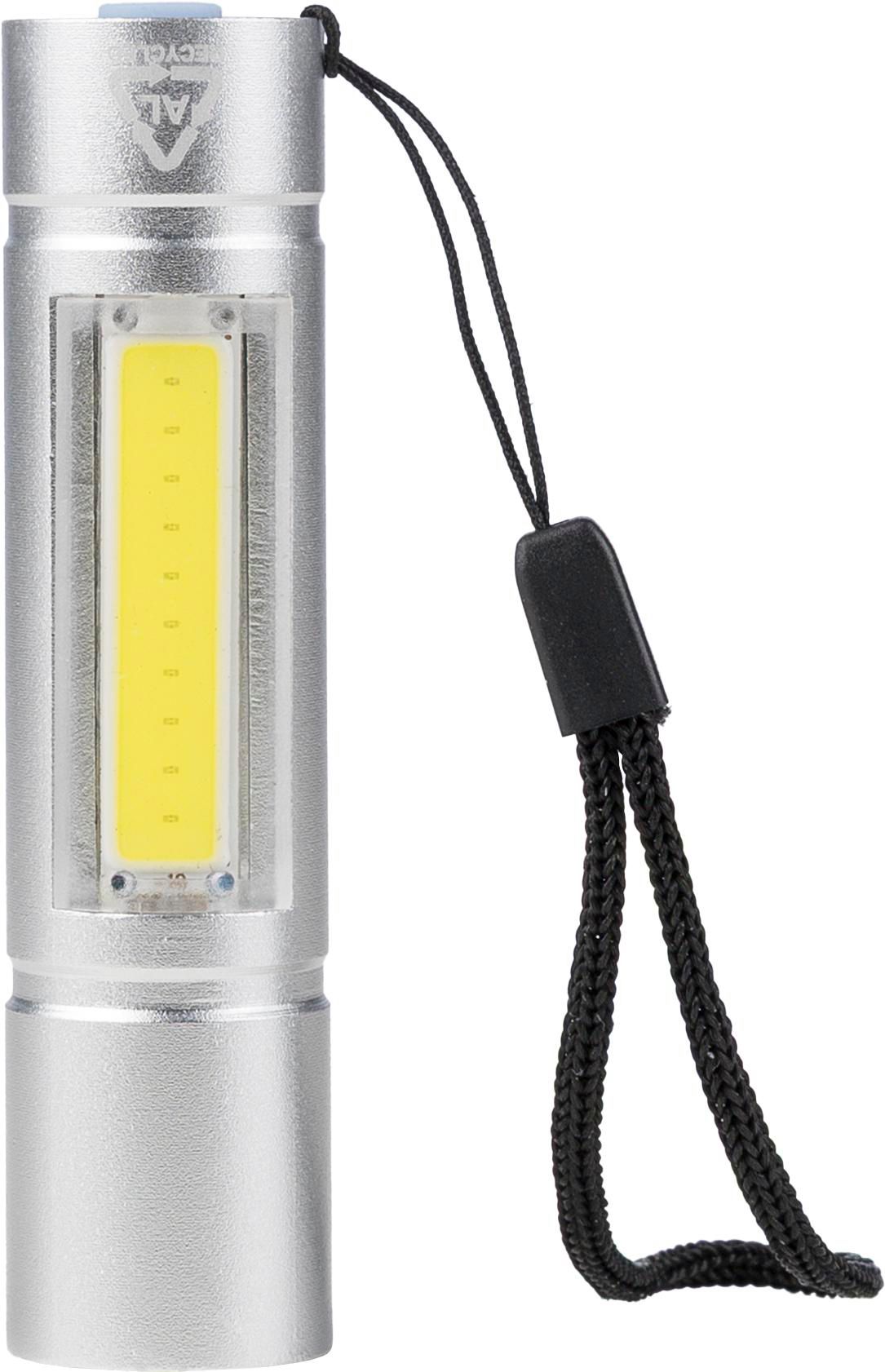 Lampe de poche COB en aluminium recyclé Sami