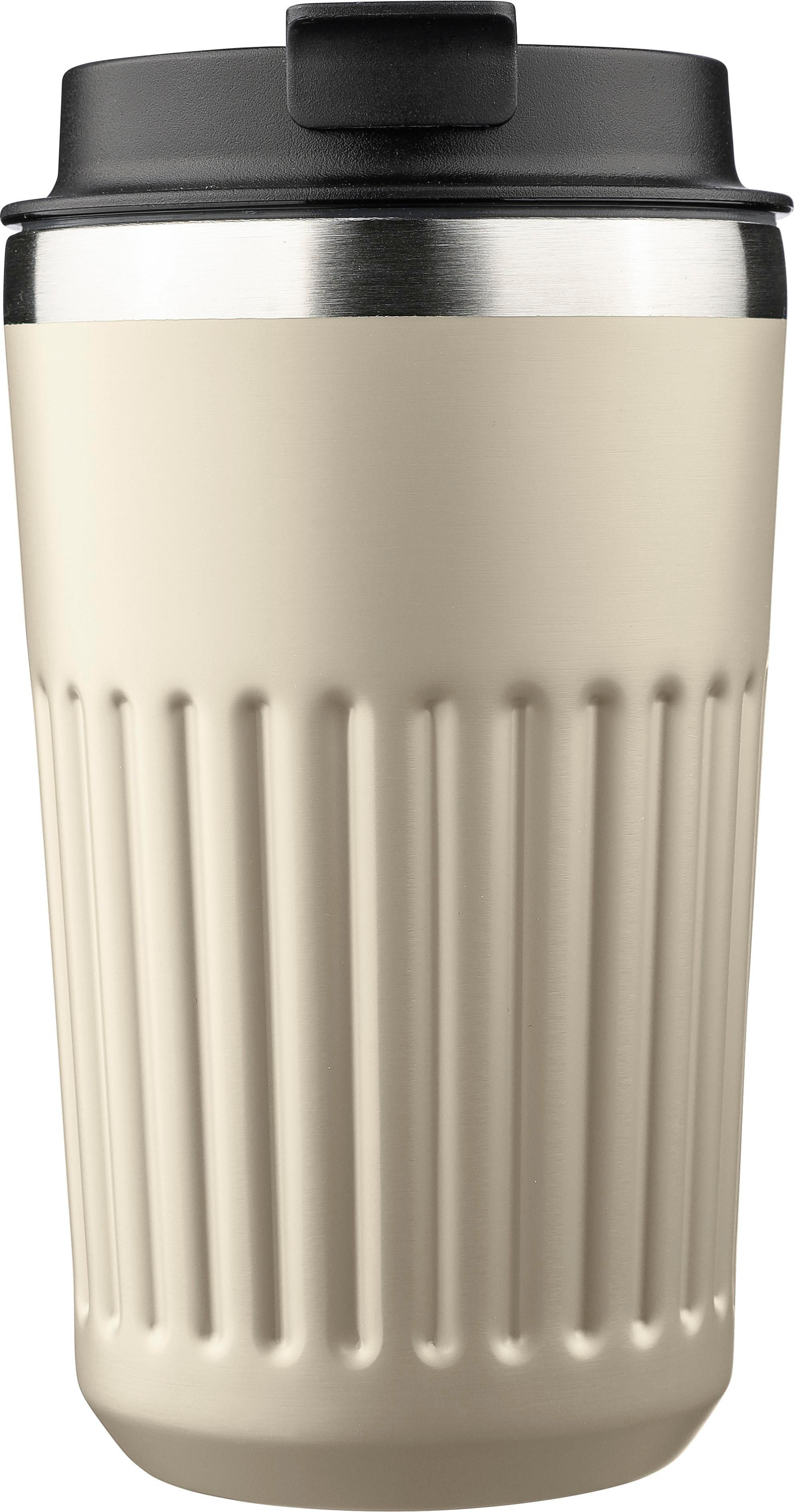 Mug double paroi en acier inoxydable recyclé de 400 ml Chiara