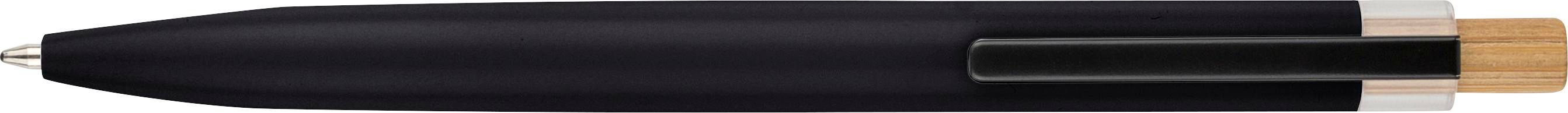 Stylo à bille poussoir laqué en aluminium recyclé Maren