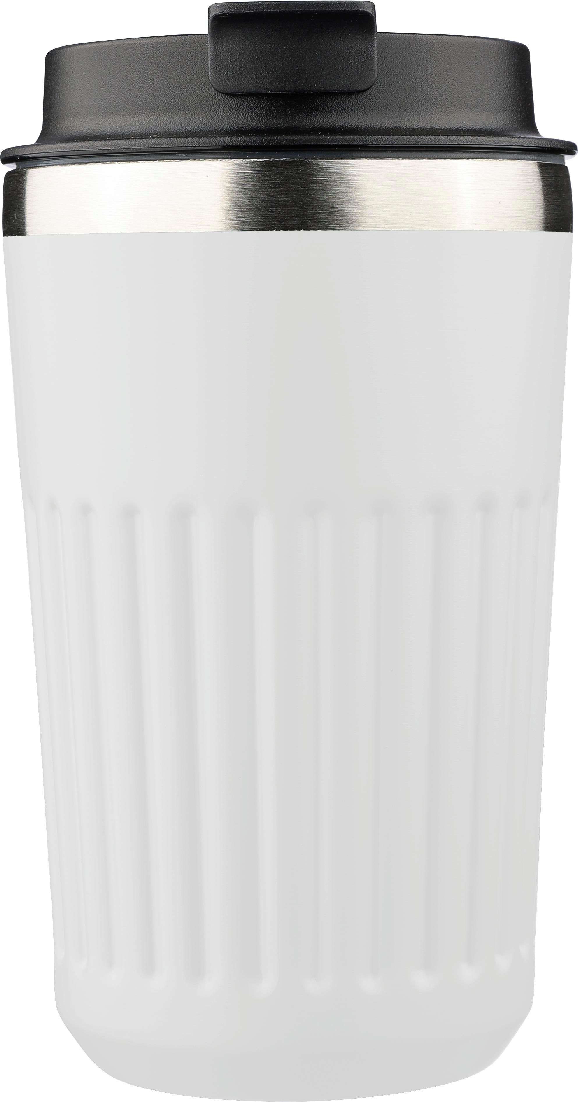 Mug double paroi en acier inoxydable recyclé de 400 ml Chiara