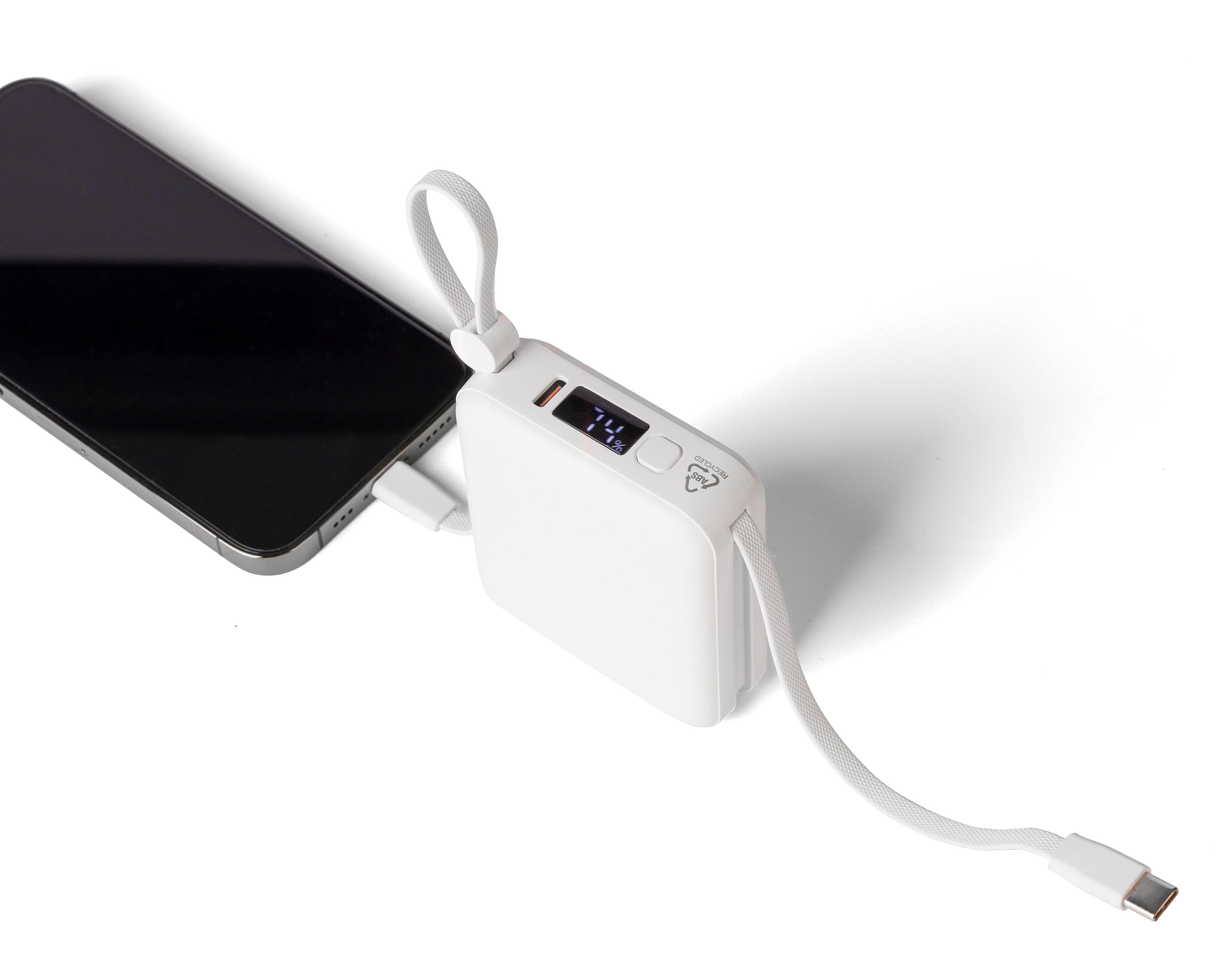 Power bank en ABS recyclé Jona