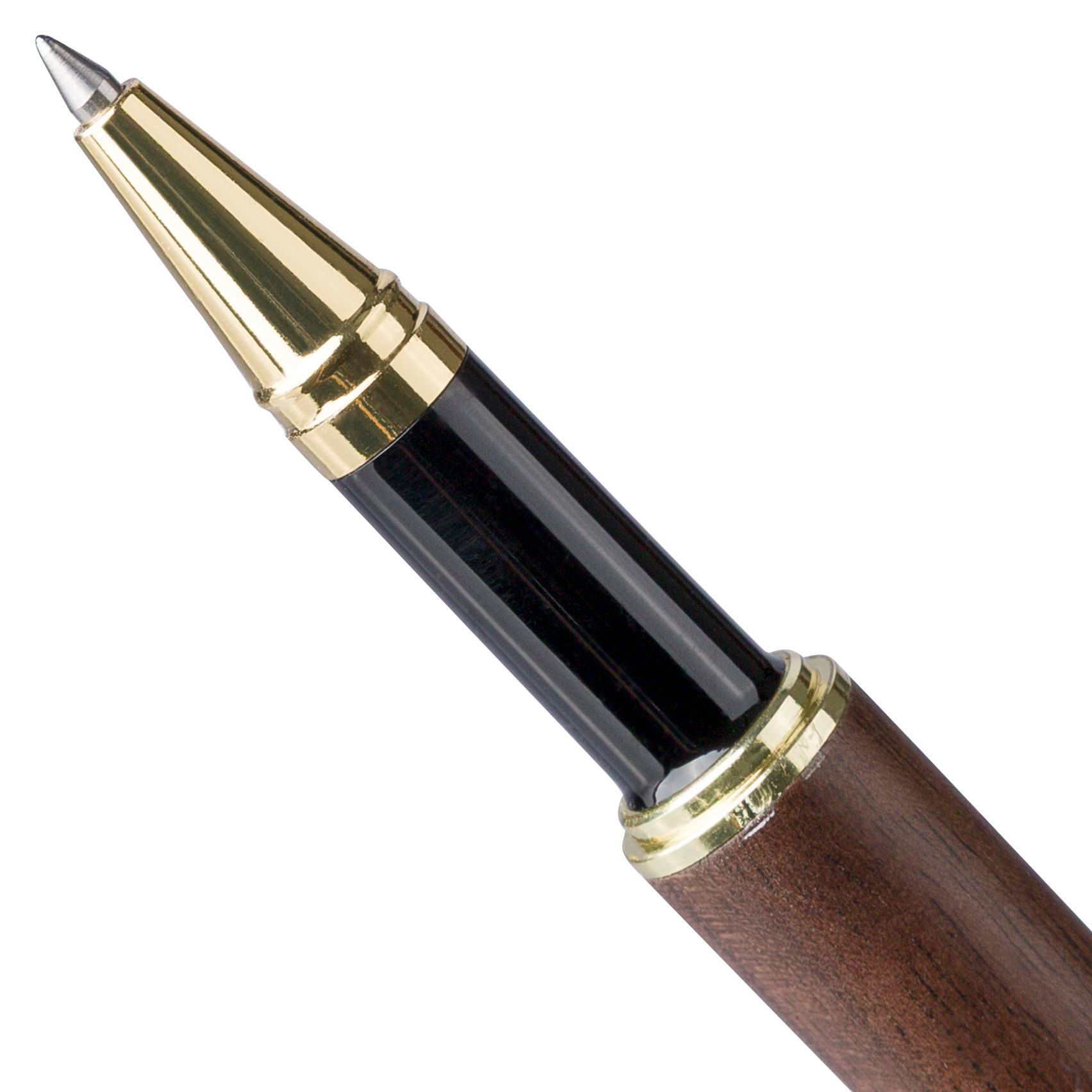 Coffret de stylos en bois de noyer Adelina