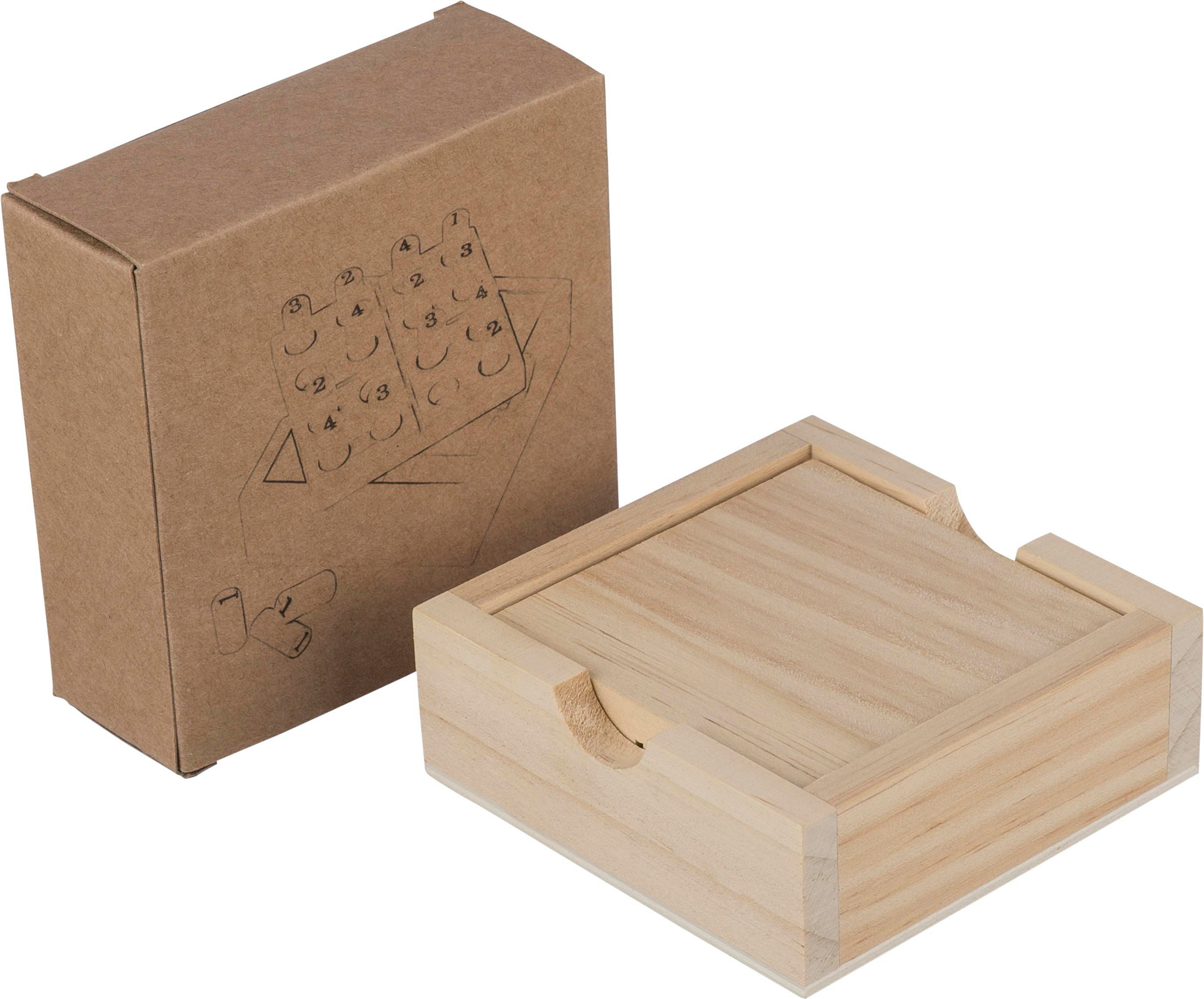 Mini Sudoku en bois de pin Kenza
