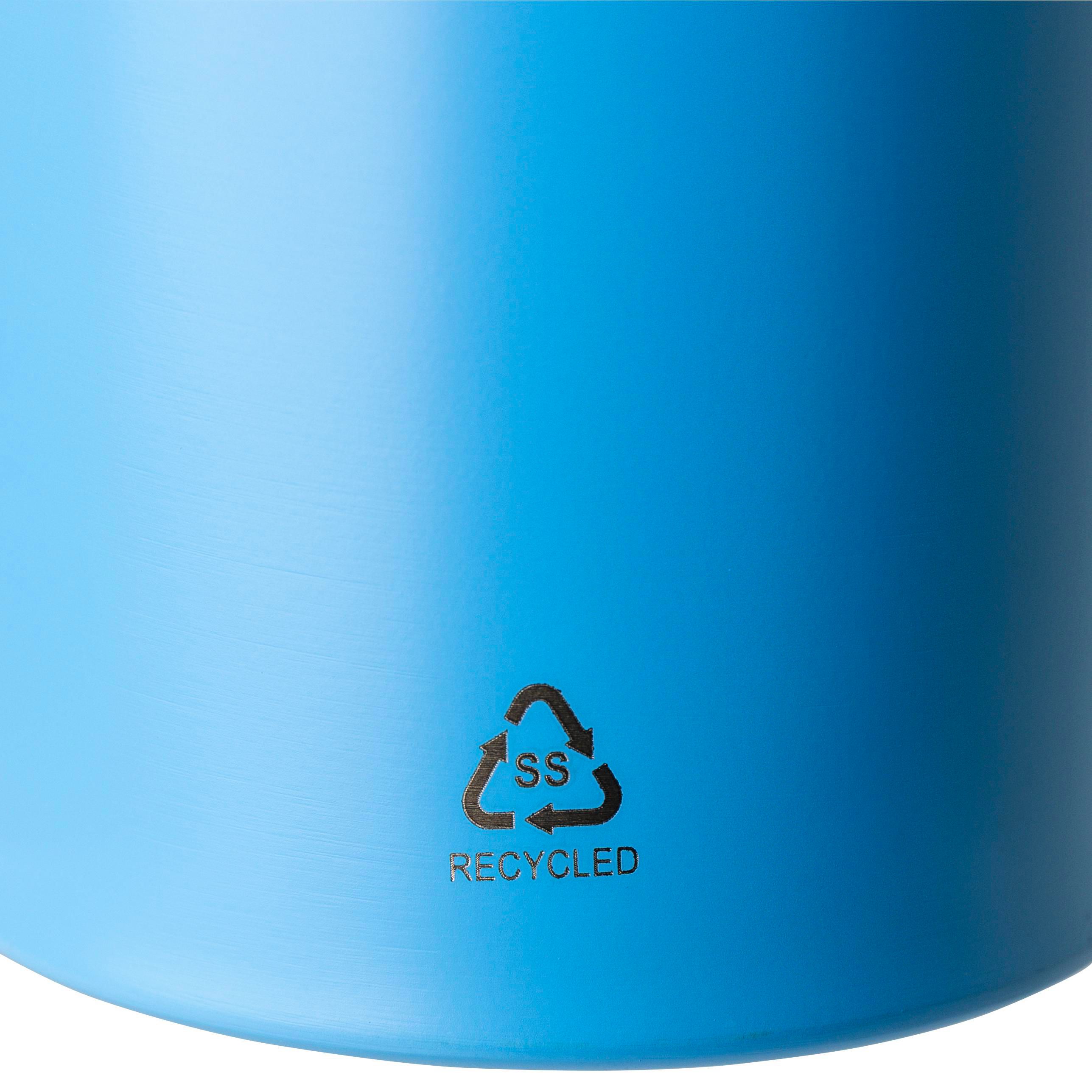 Gourde de 500 ml en acier inoxydable recyclé Zeno