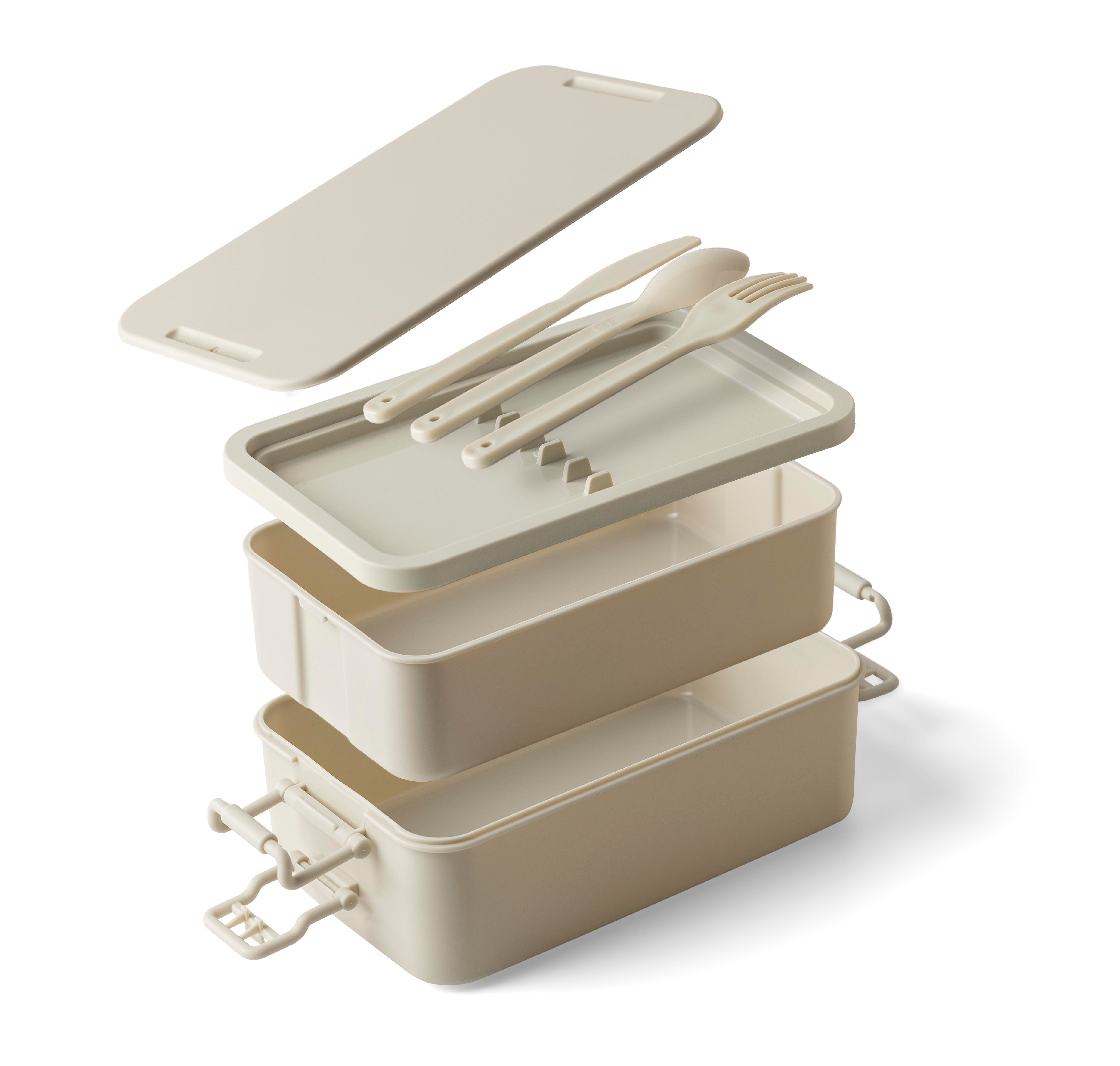 Lunch box double compartiments en PP Siena