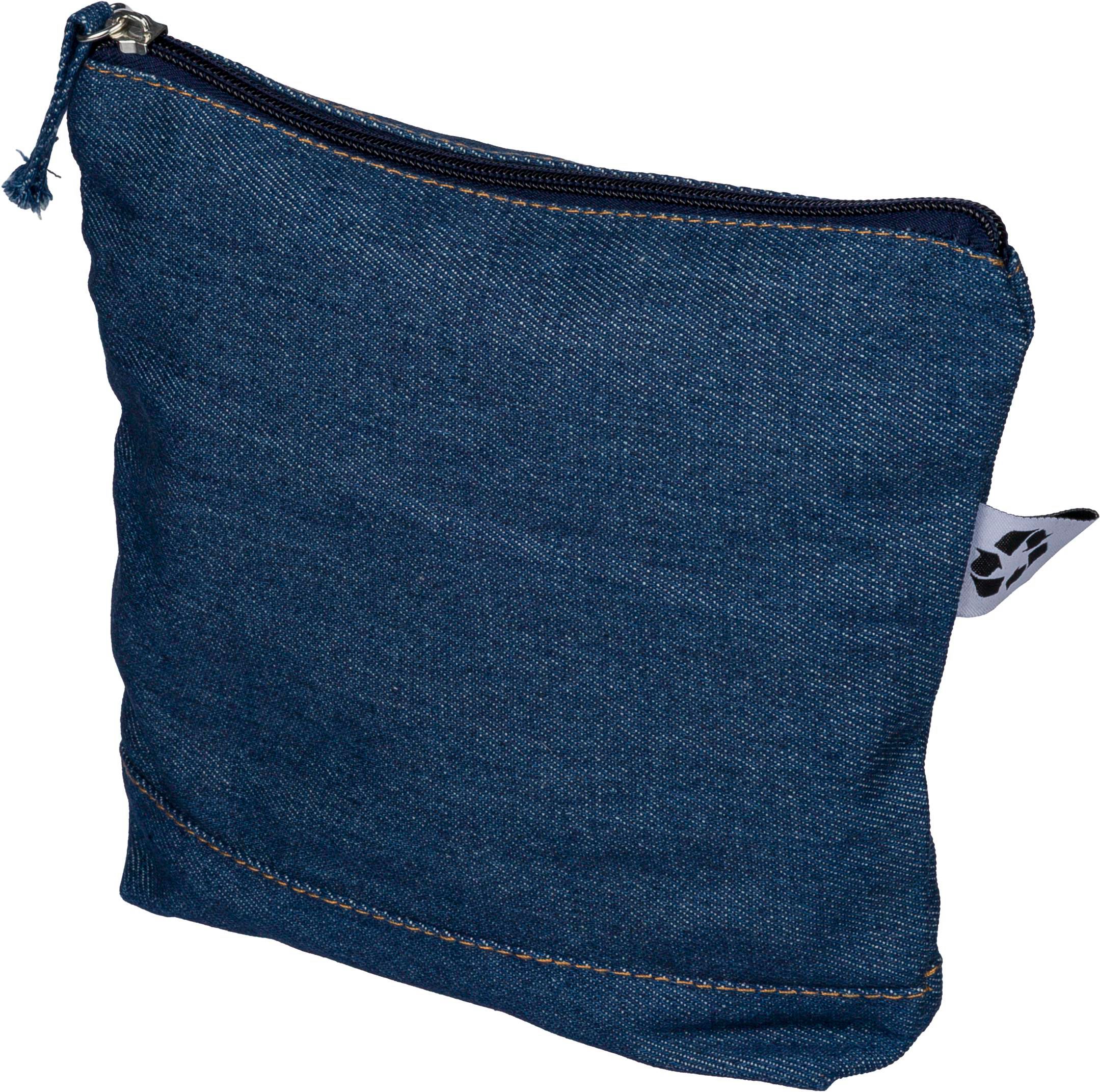 Trousse de maquillage en denim recyclé Orin