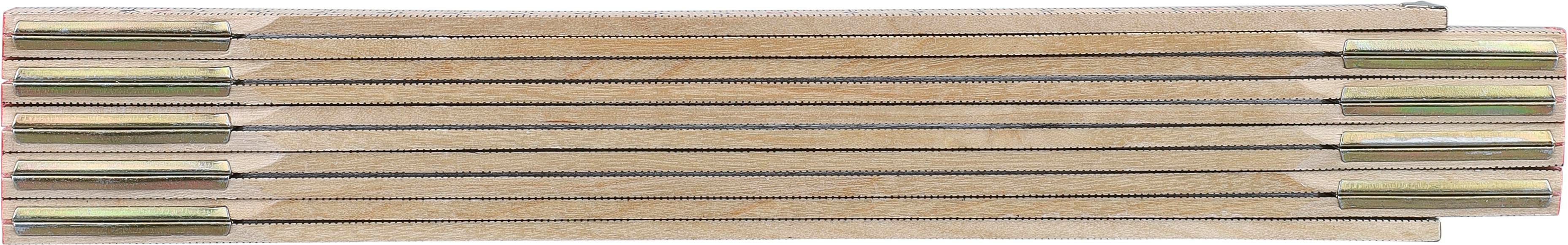 Mètre pliable en bois de bouleau Ezio