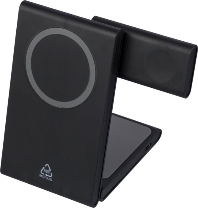 Caricatore wireless Valerio | Riciclato | 3 in 1 | Magnetico