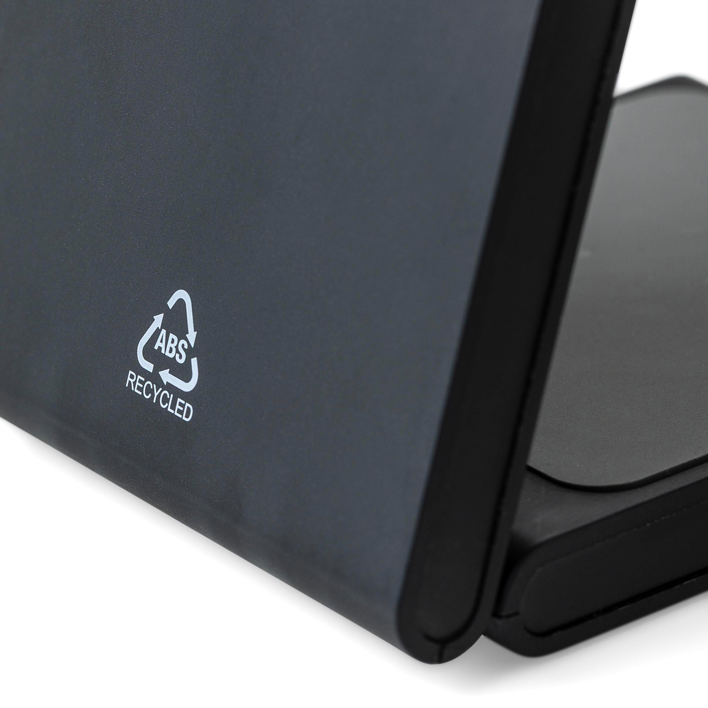 Power bank magnétique sans fil 3 en 1 en ABS recyclé Valerio