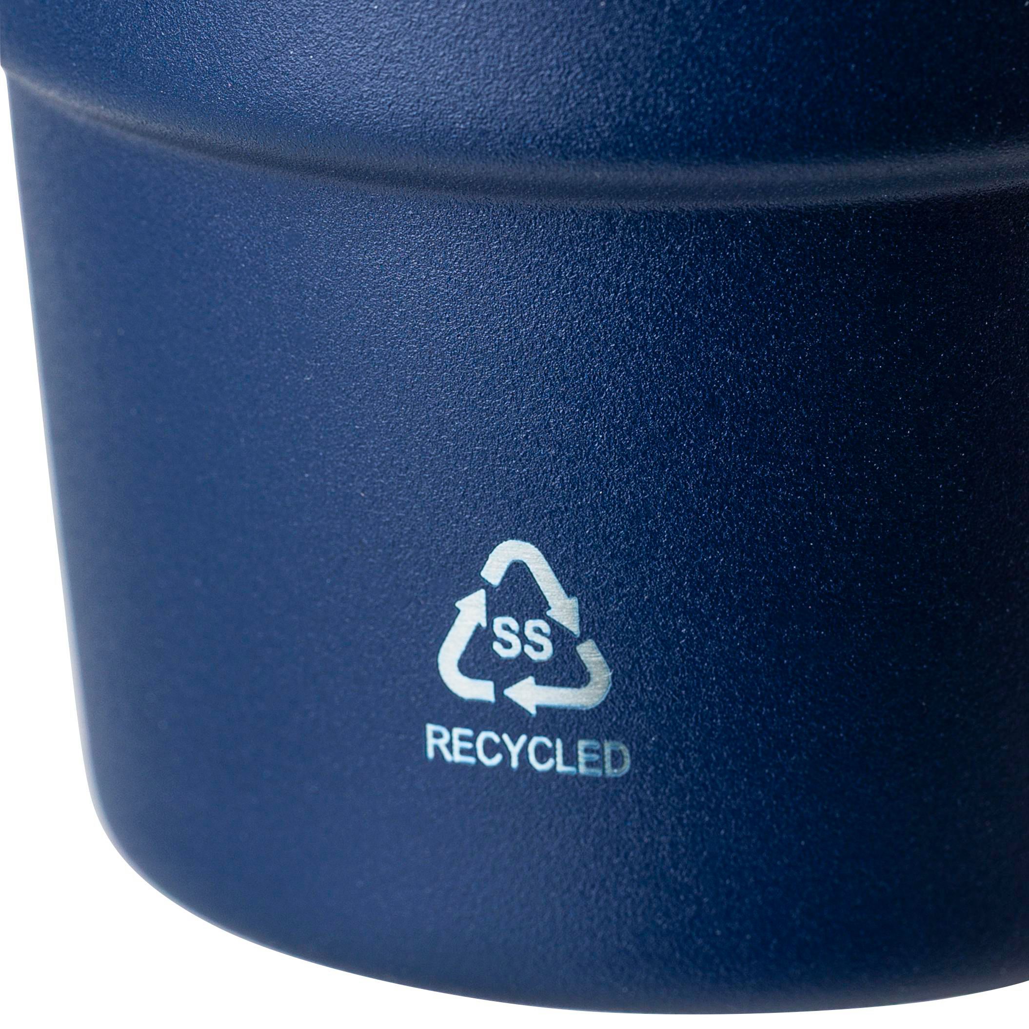 Mug double paroi de 175 ml en acier inoxydable recyclé Oli