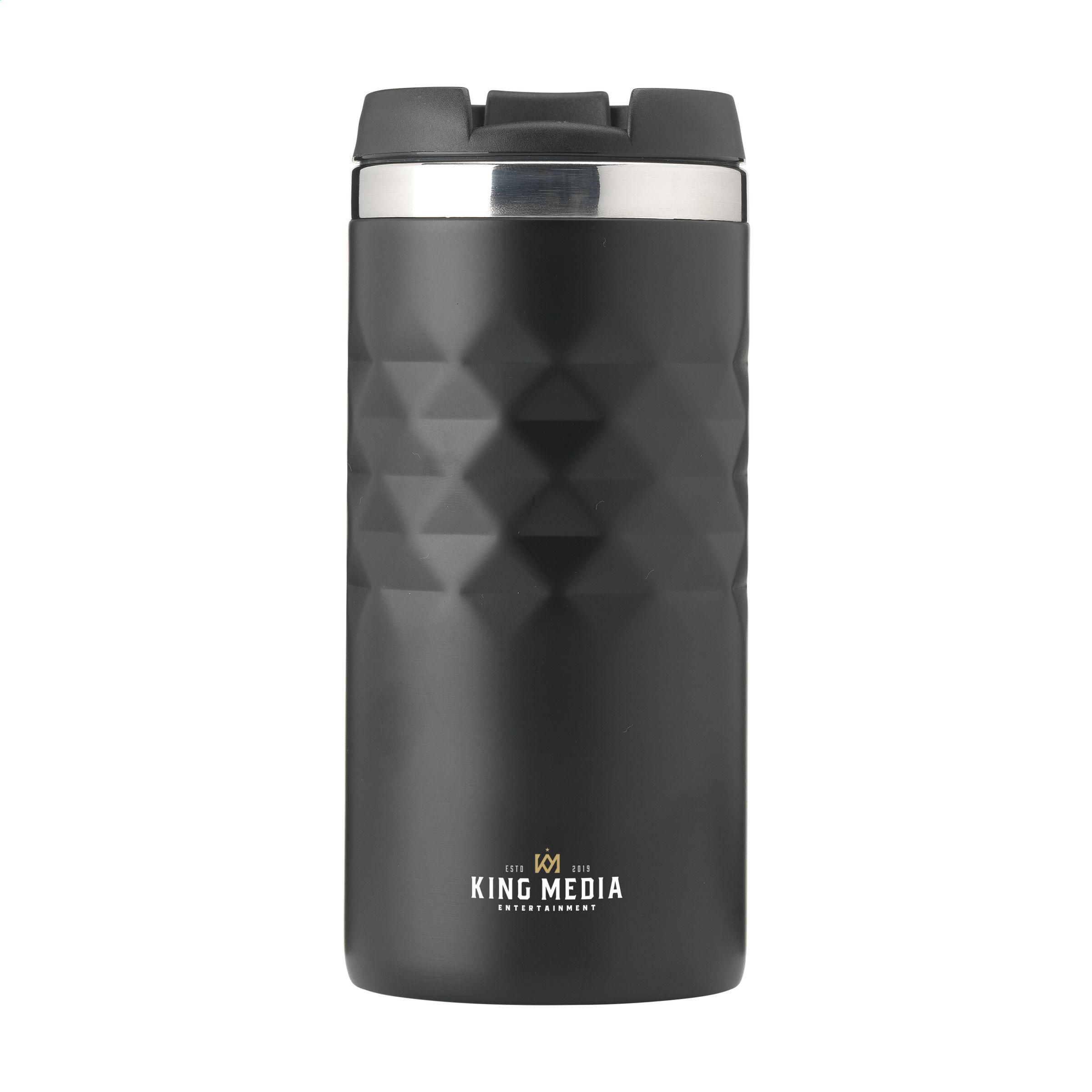 Geometric Mug RCS Recycled Steel 280 ml gobelet iso